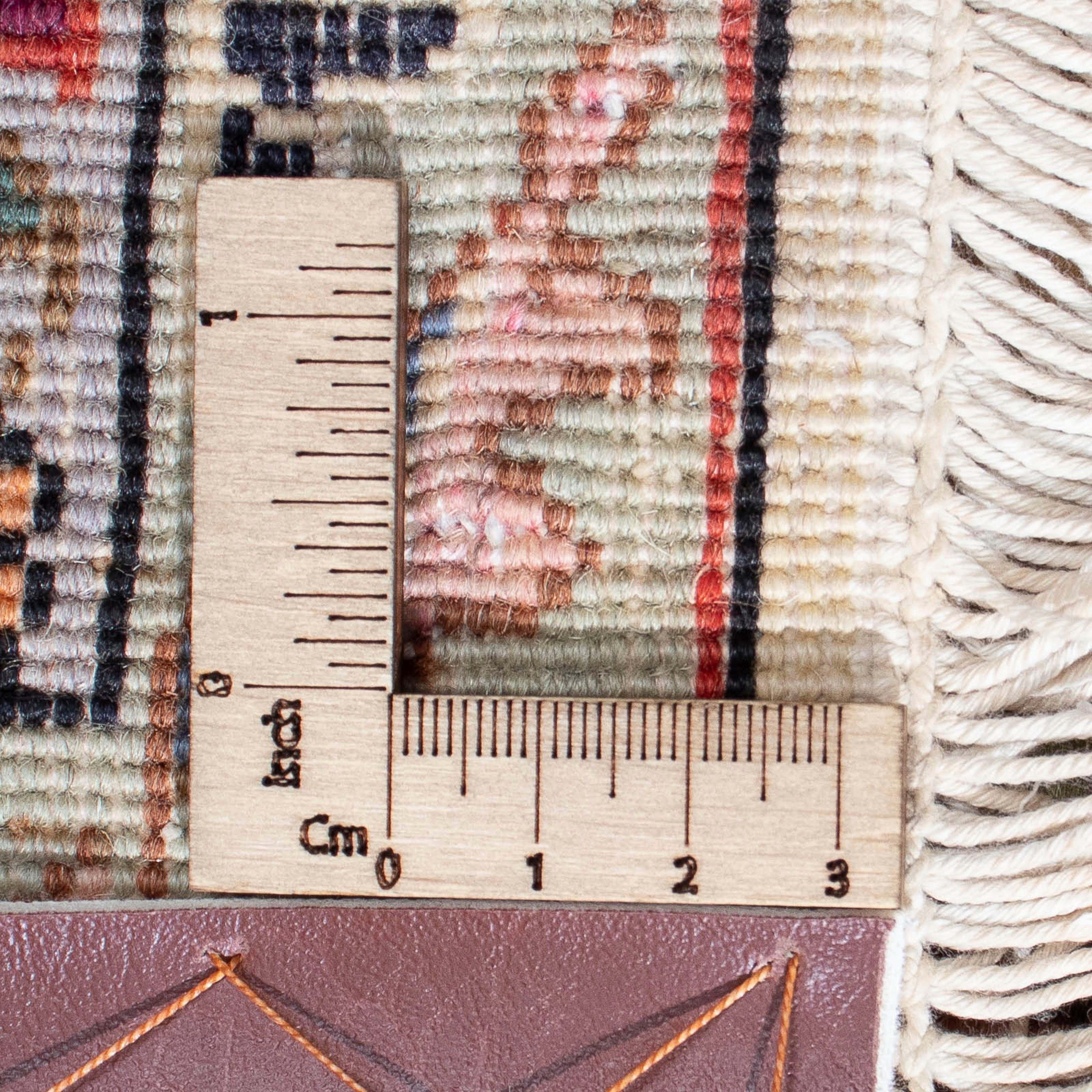 Orientteppich Perser rechteckig, Höhe: - mit Täbriz 7 beige, - Wohnzimmer, Handgeknüpft, mm, - 295 - 203 Einzelstück Zertifikat Royal morgenland, x cm