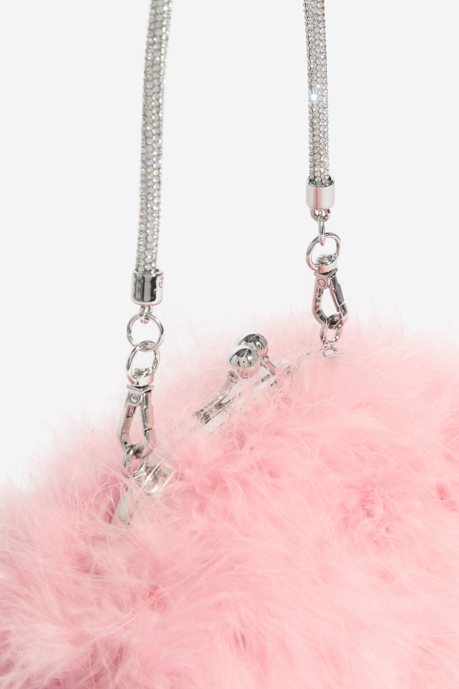 LIPSY Clutch Lipsy Feder-Clutch-Tasche mit Griff (1-tlg)