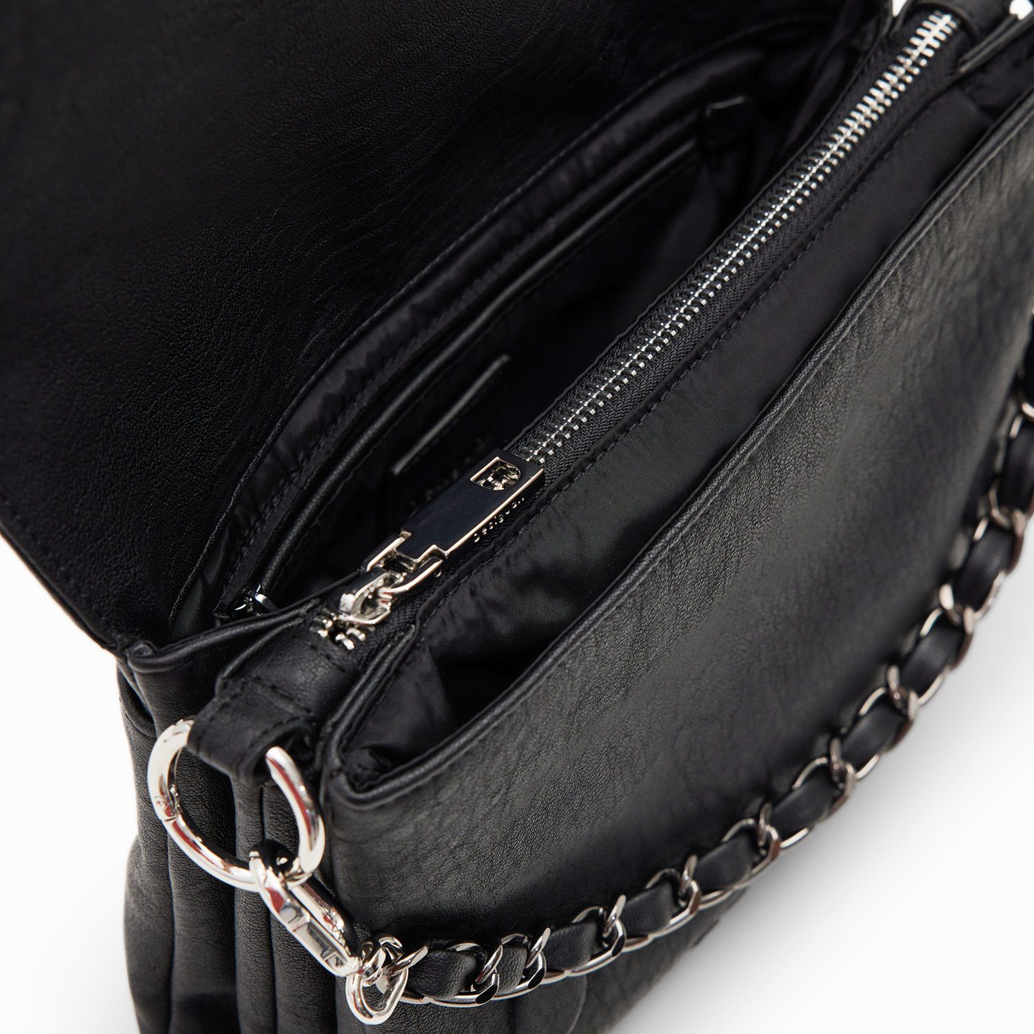 Desigual Umhängetasche Desigual Damen Schultertasche Mickey Rock Dortmund Black (1, 1-tlg., 1)