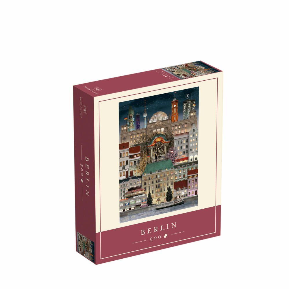 Martin Schwartz Puzzle Berlin Christmas 33 x 47 cm, 500 Puzzleteile günstig online kaufen