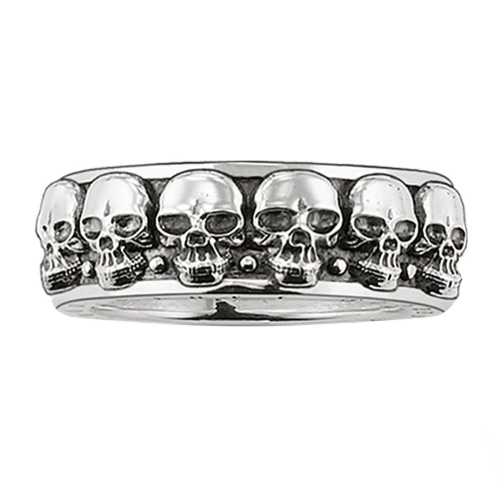 THOMAS SABO Silberring Silber- Totenköpfe günstig online kaufen