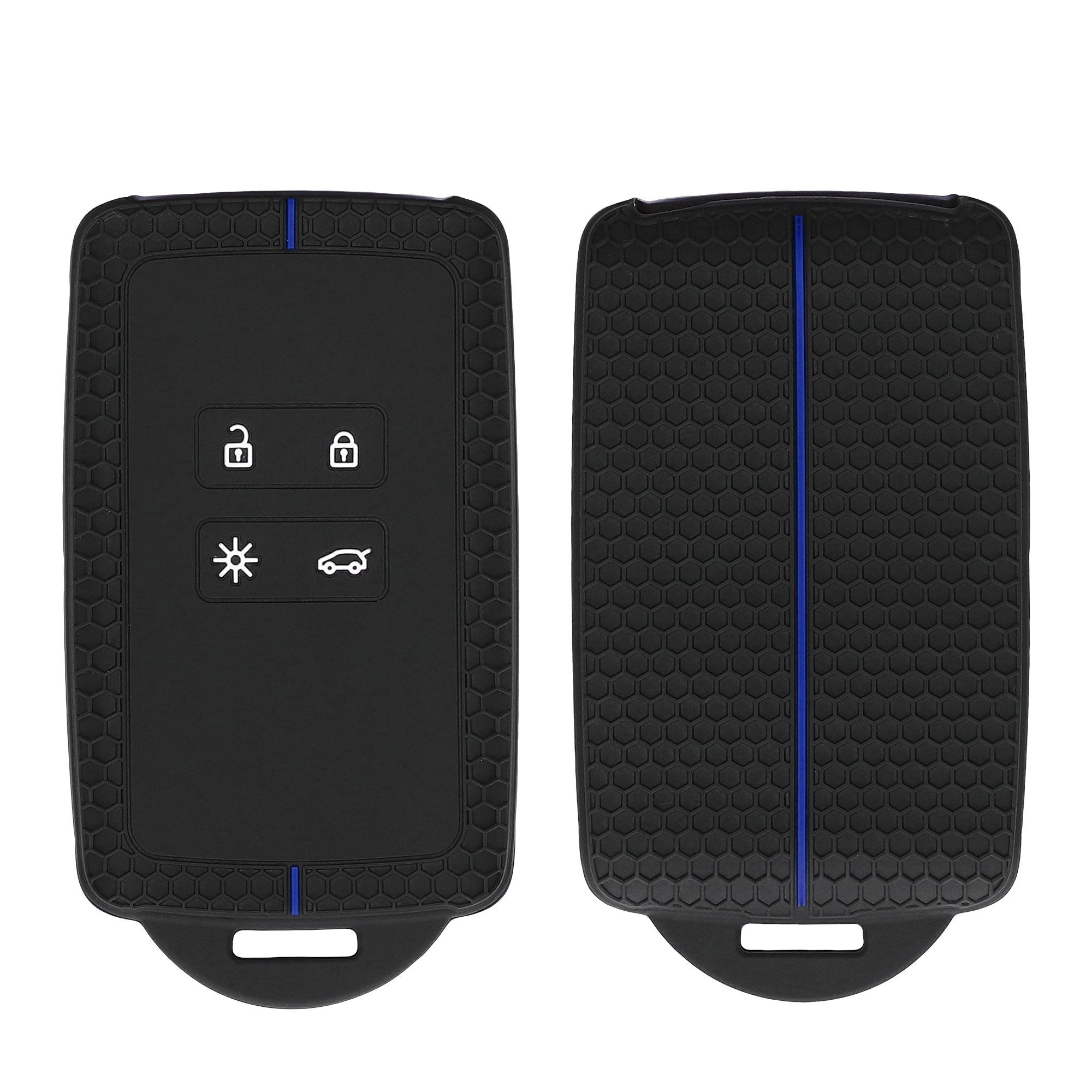 kwmobile Schlüsseltasche Hülle für Renault 4-Tasten Smartkey Autoschlüssel günstig online kaufen