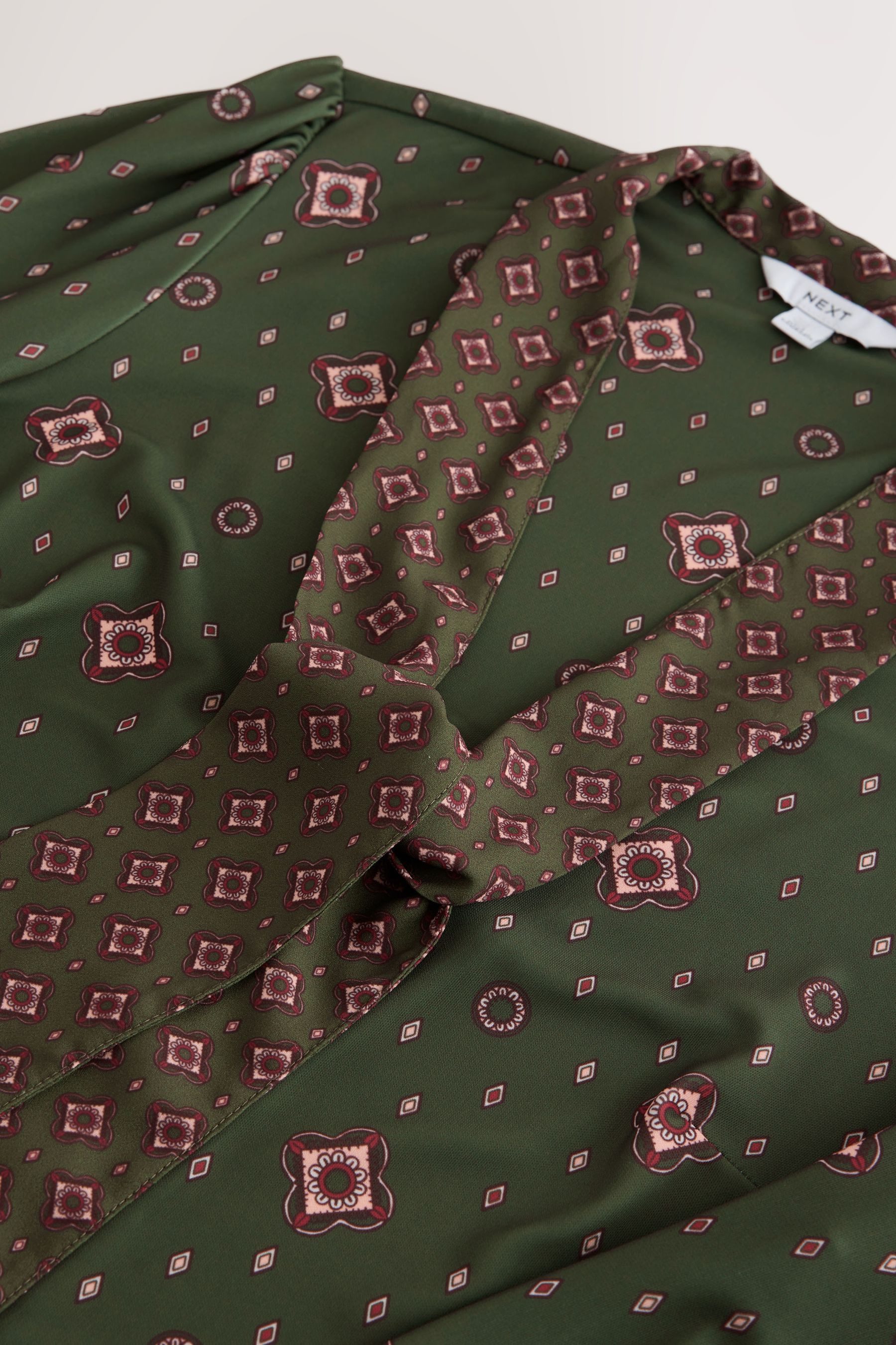 Next Langarmbluse Langärmelige Bluse mit V-Ausschnitt und Bluse (1-tlg) – Bild 4 von 5