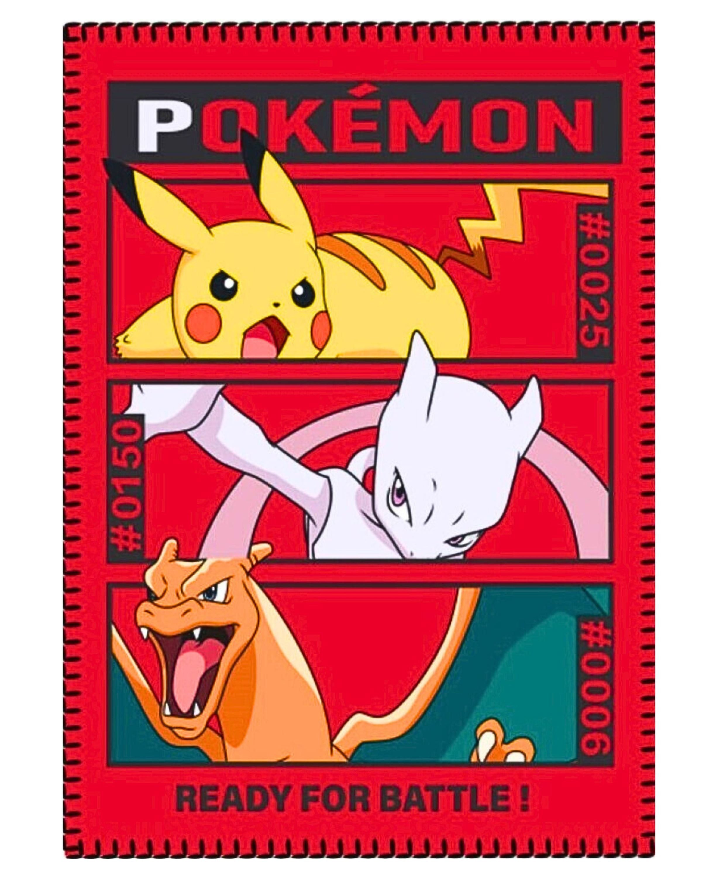 Kinderdecke, POKÉMON, Kinder Fleecedecke weiche Kuscheldecke 140 x 100 cm