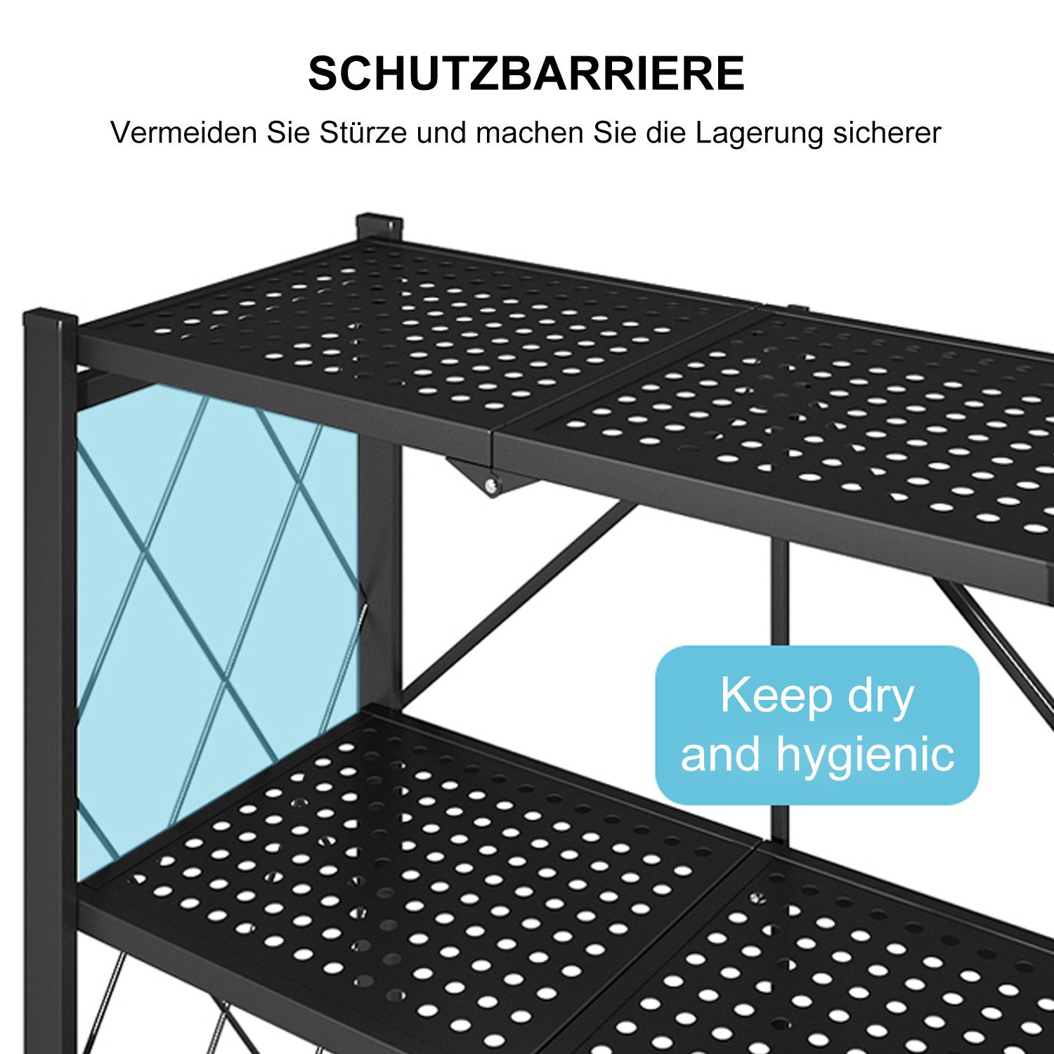 FOXSPORT Standregal mit Rollen (Zweierset), 2er-Set, Komplett-Set, Traglast günstig online kaufen