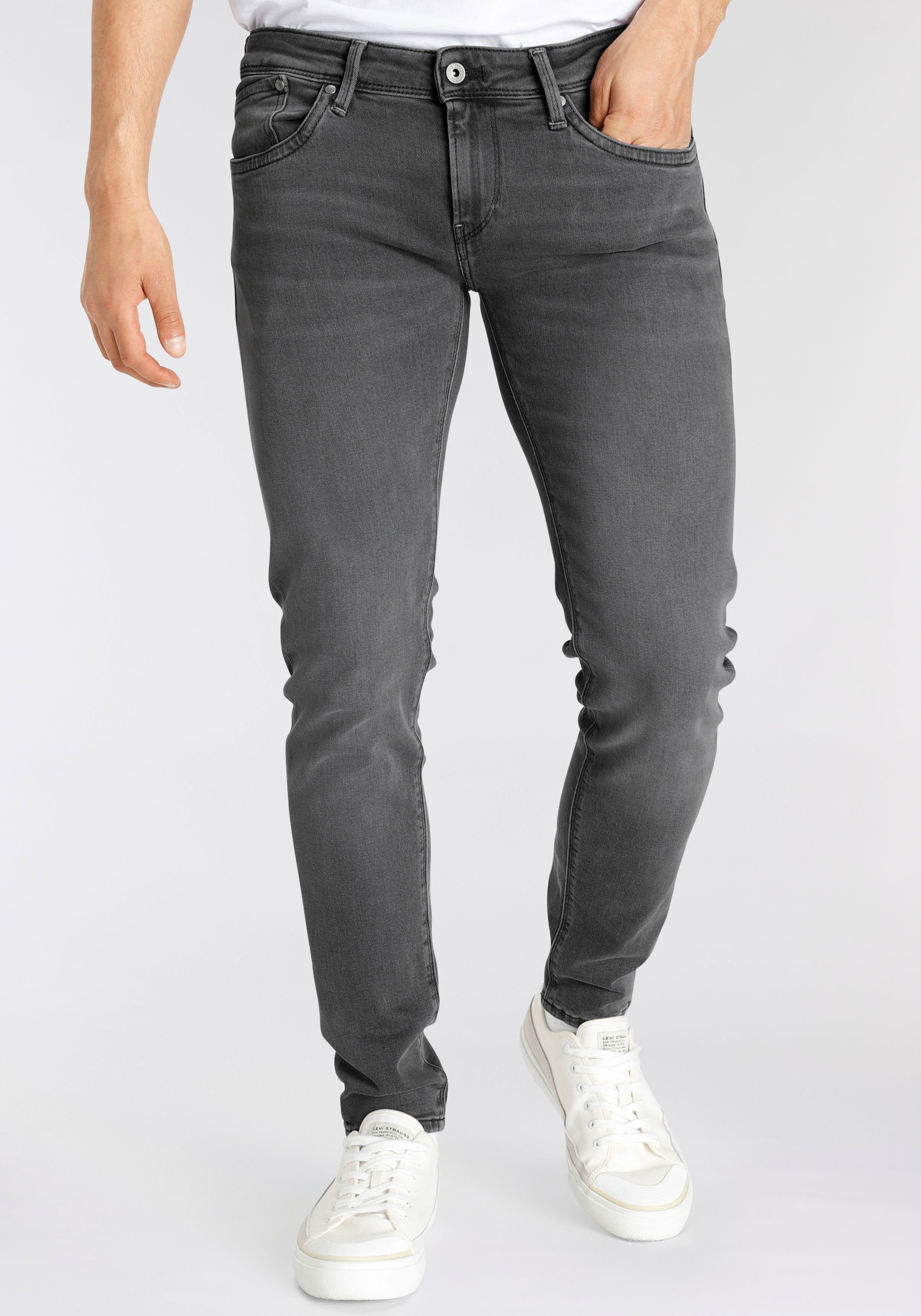 Pepe Jeans Slim-fit-Jeans Hatch grey