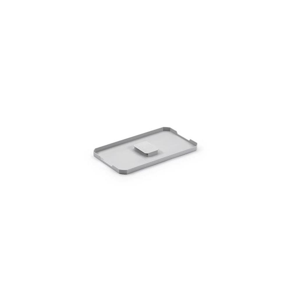 Naber Einbaumülleimer Verschlussdeckel, hellgrau, für 230 x 382 mm Eimer