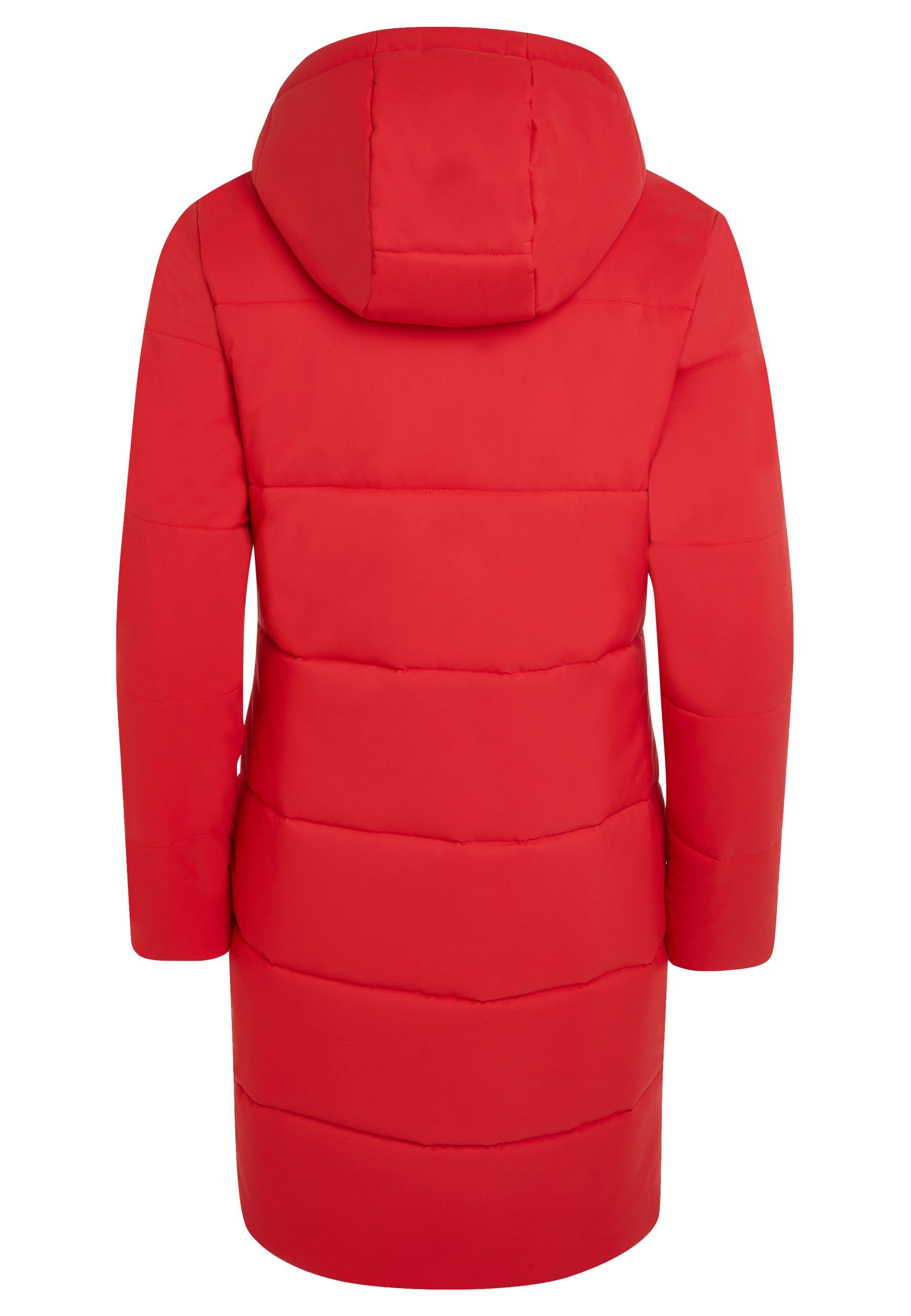 Elkline Winterjacke Comfort leichter langer Mantel, 2-Wege-Reißverschluss