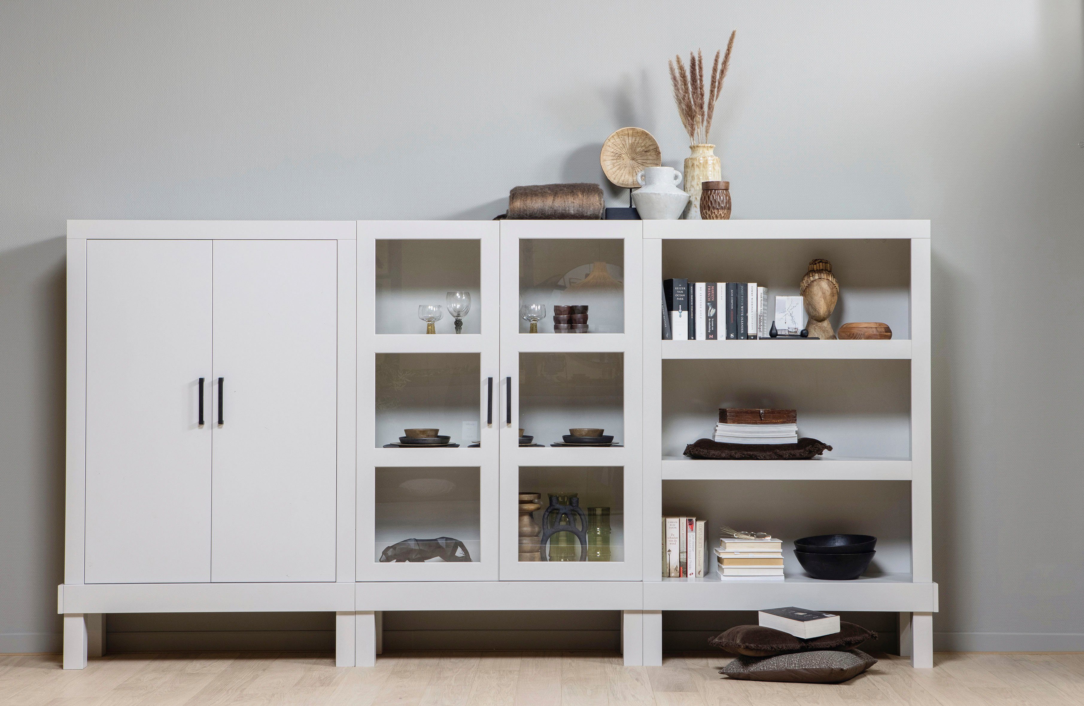 WOOOD Regal Bonk, ausgestattet mit drei Regalen, Breite 107 cm