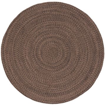 Sisalteppich Naturfaser Teppich Handgefertigt Jute Kaya Rund, Pergamon, Rund, Höhe: 8 mm