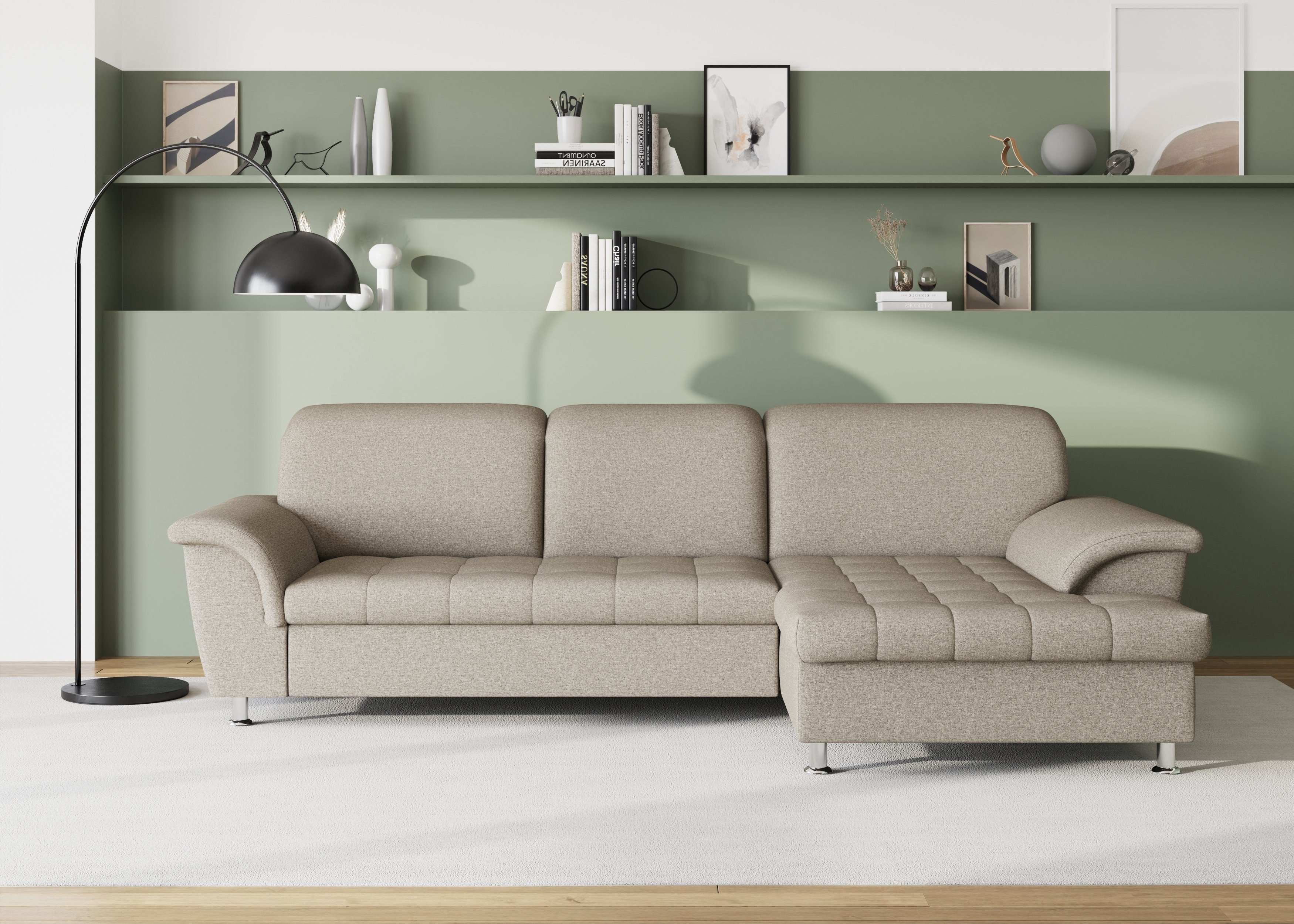 DOMO collection Ecksofa Franzi Steppung im günstig online kaufen