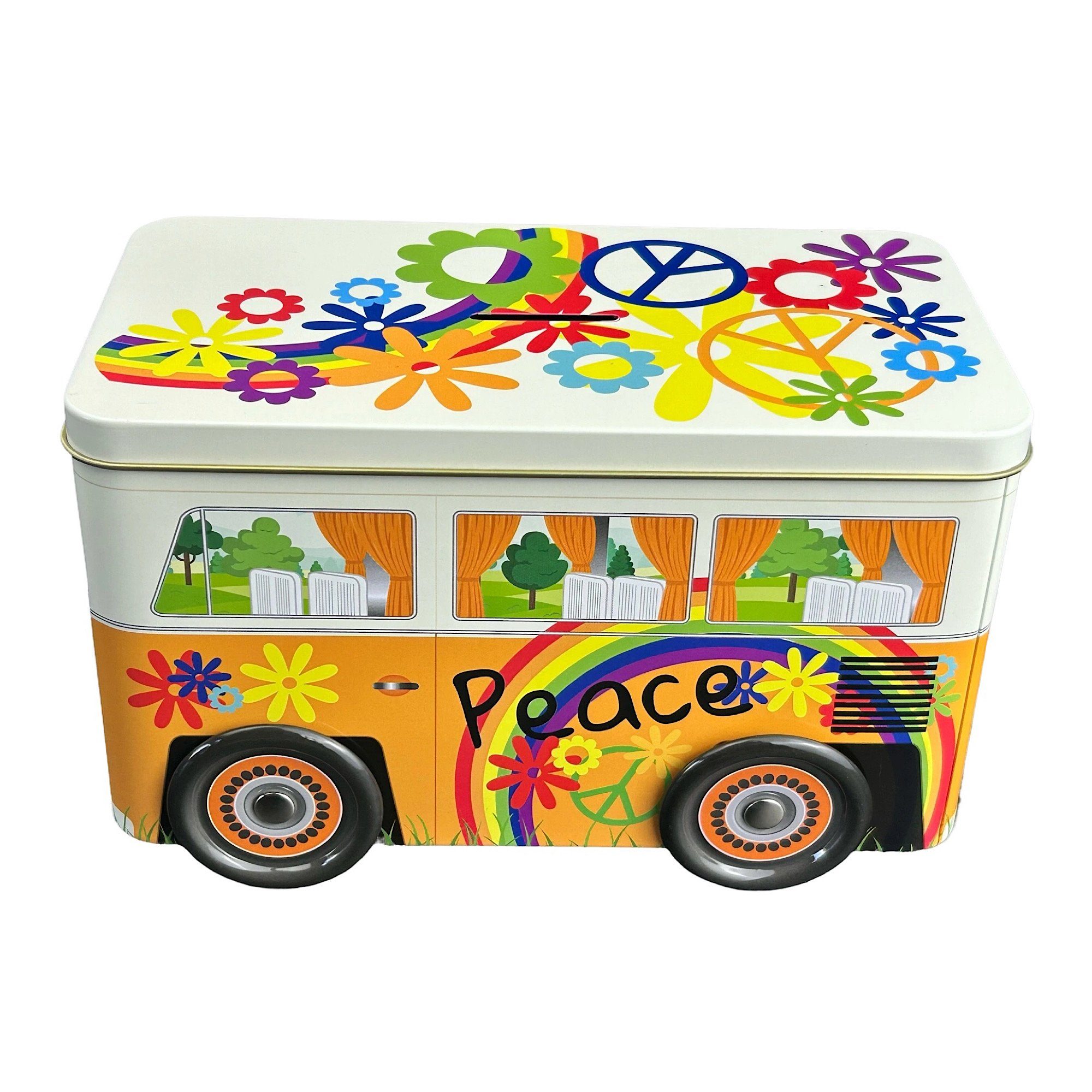 Truck, Peace Keksdose, Keksdose Spardose MediMuc - Peace Truck