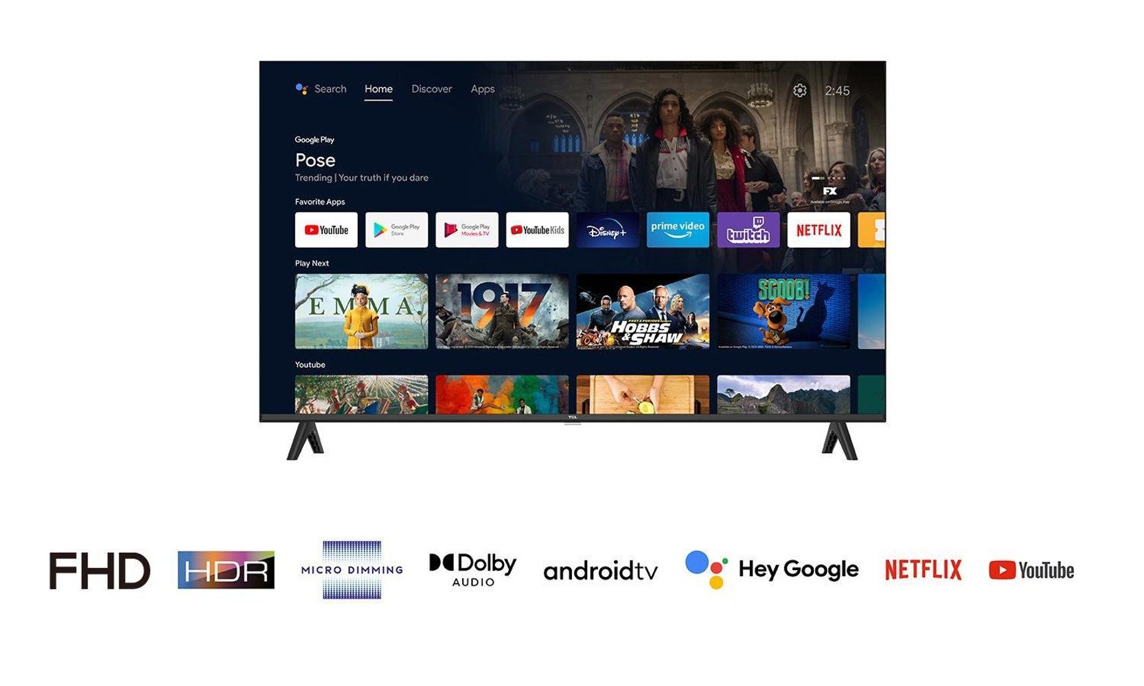 TCL 40FHD7900 LED-Fernseher (40 Zoll, Full HD) ! RABATT: 42.13% TCL 40FHD7900 LED-Fernseher (40 Zoll, Full HD) ! RABATT: 42.13%