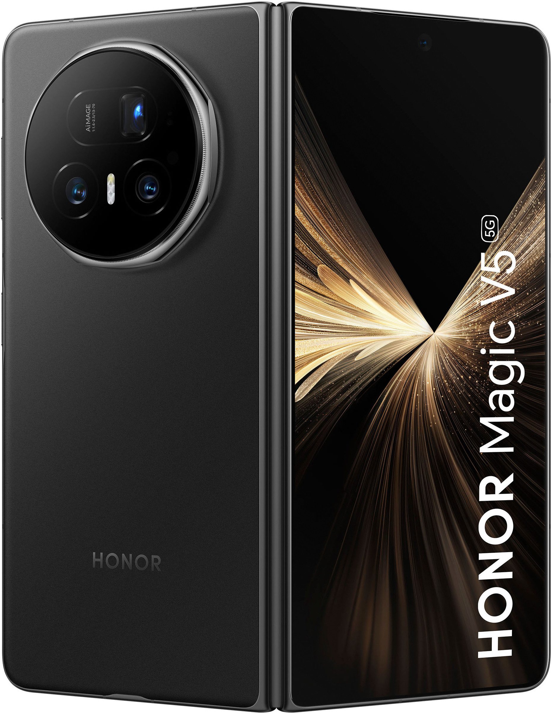 Honor Magic V5 Smartphone (20,19 cm/7,95 Zoll, 512 GB Speicherplatz, 50 MP Kamera) schwarz