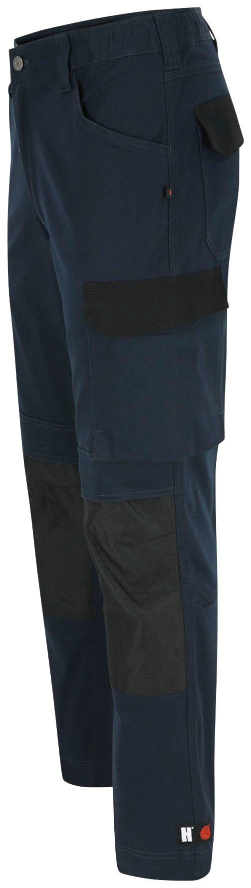 Herock Arbeitshose DERO Slim Fit Multi-Pocket, wasserabweisend marine Passform, 2-Wege-Stretch