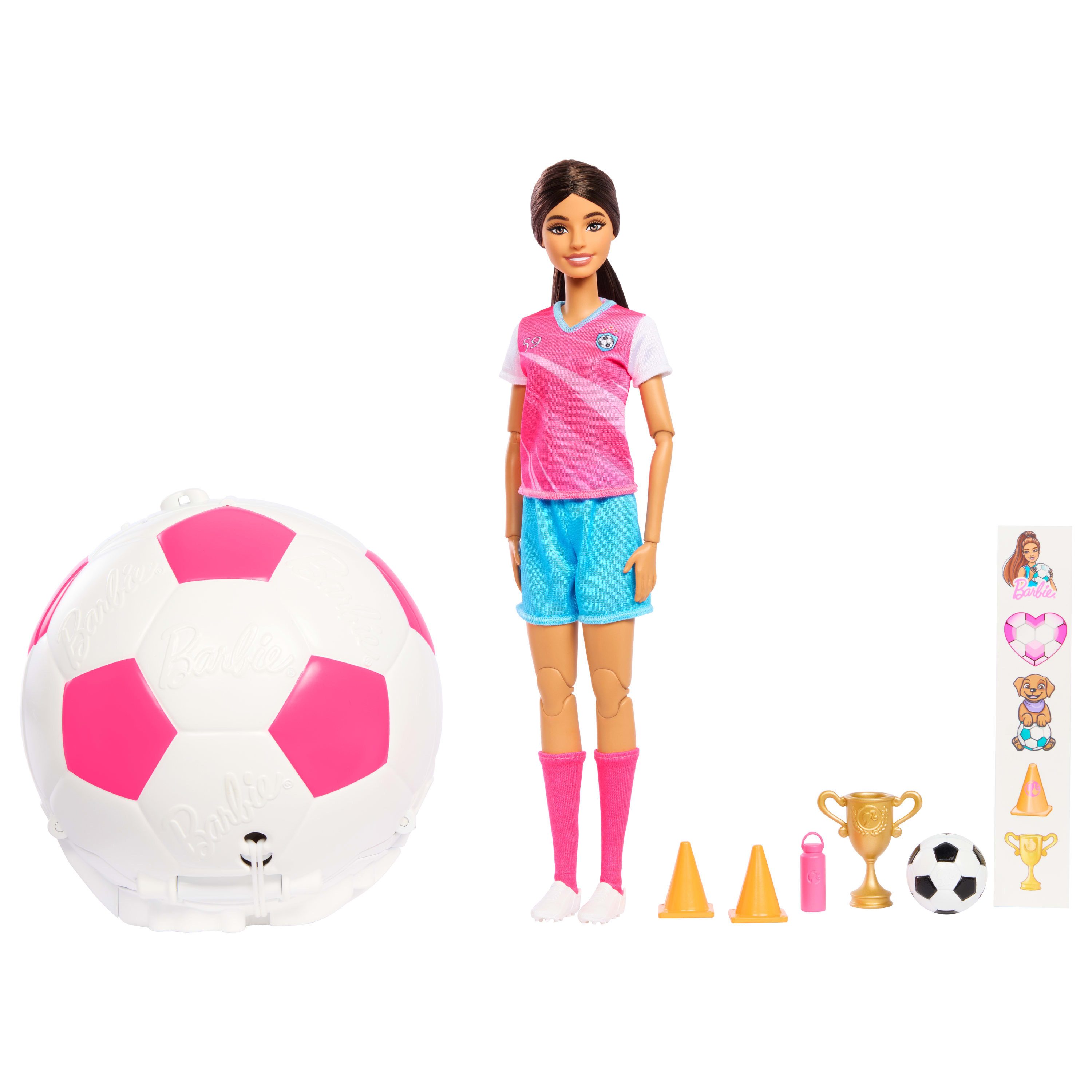 Barbie Anziehpuppe Team Barbie Roll & Reveal, Barbie