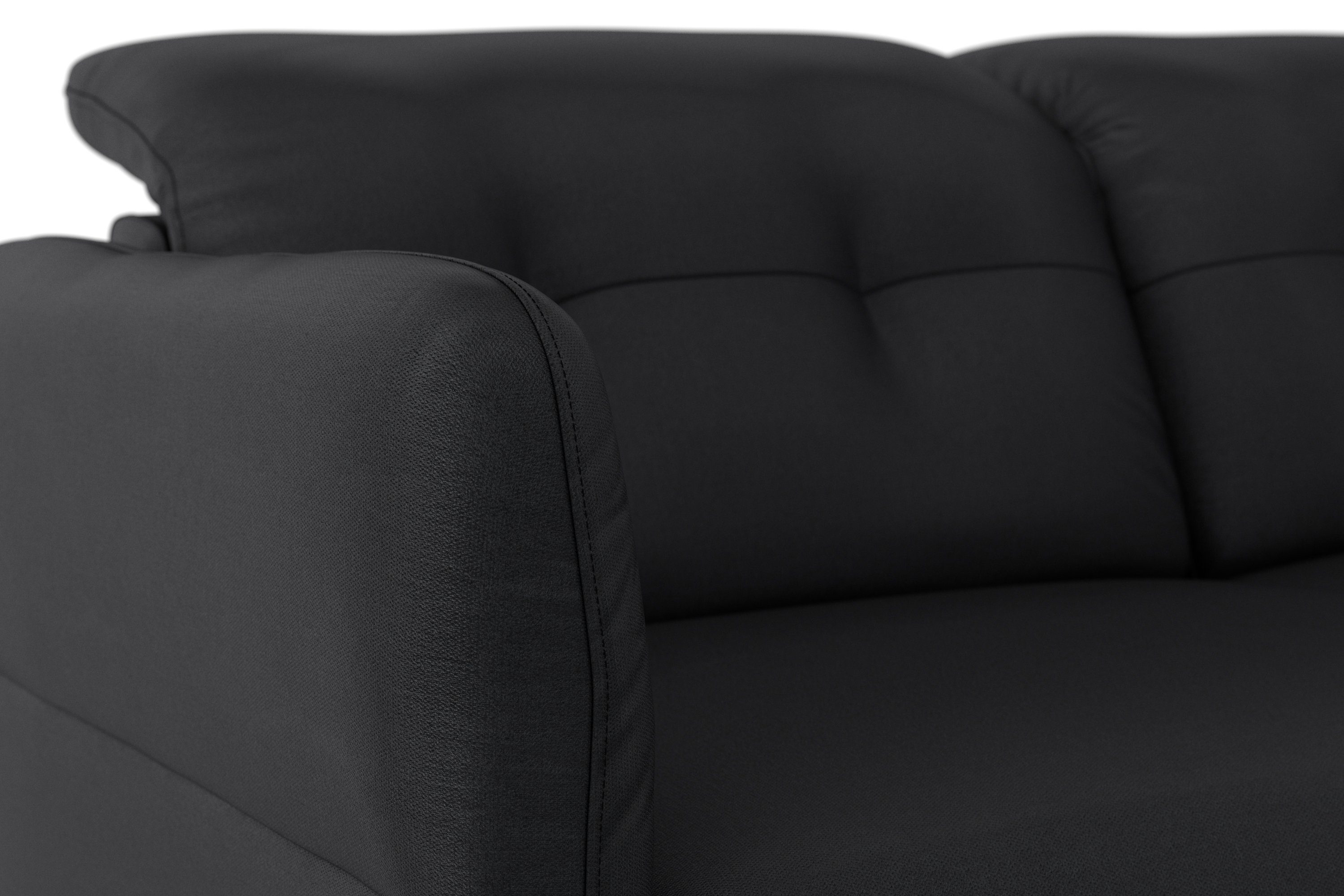 sit&more Ecksofa Scandia, Wahlweise und Armteilfunktion mit Kopfteilverstellung