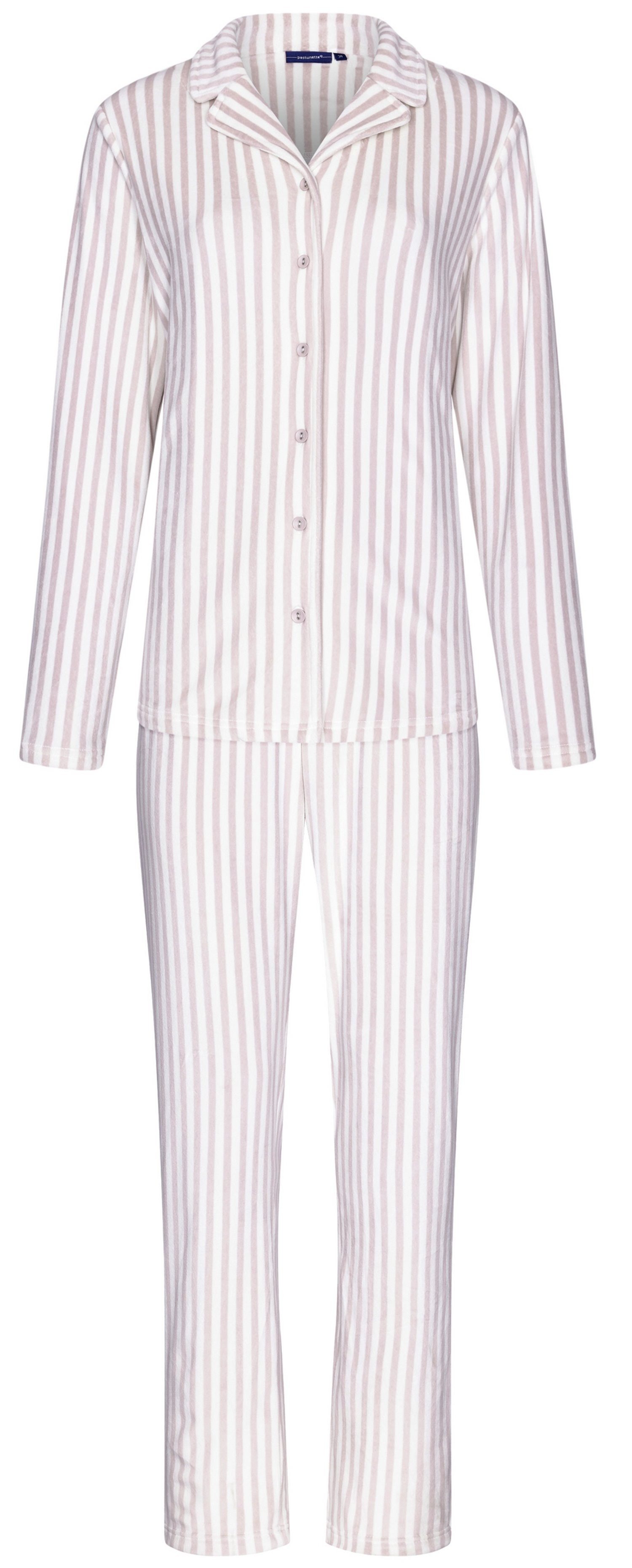 Pastunette Schlafanzug Damen Nikki Pyjama geknöpft günstig online kaufen