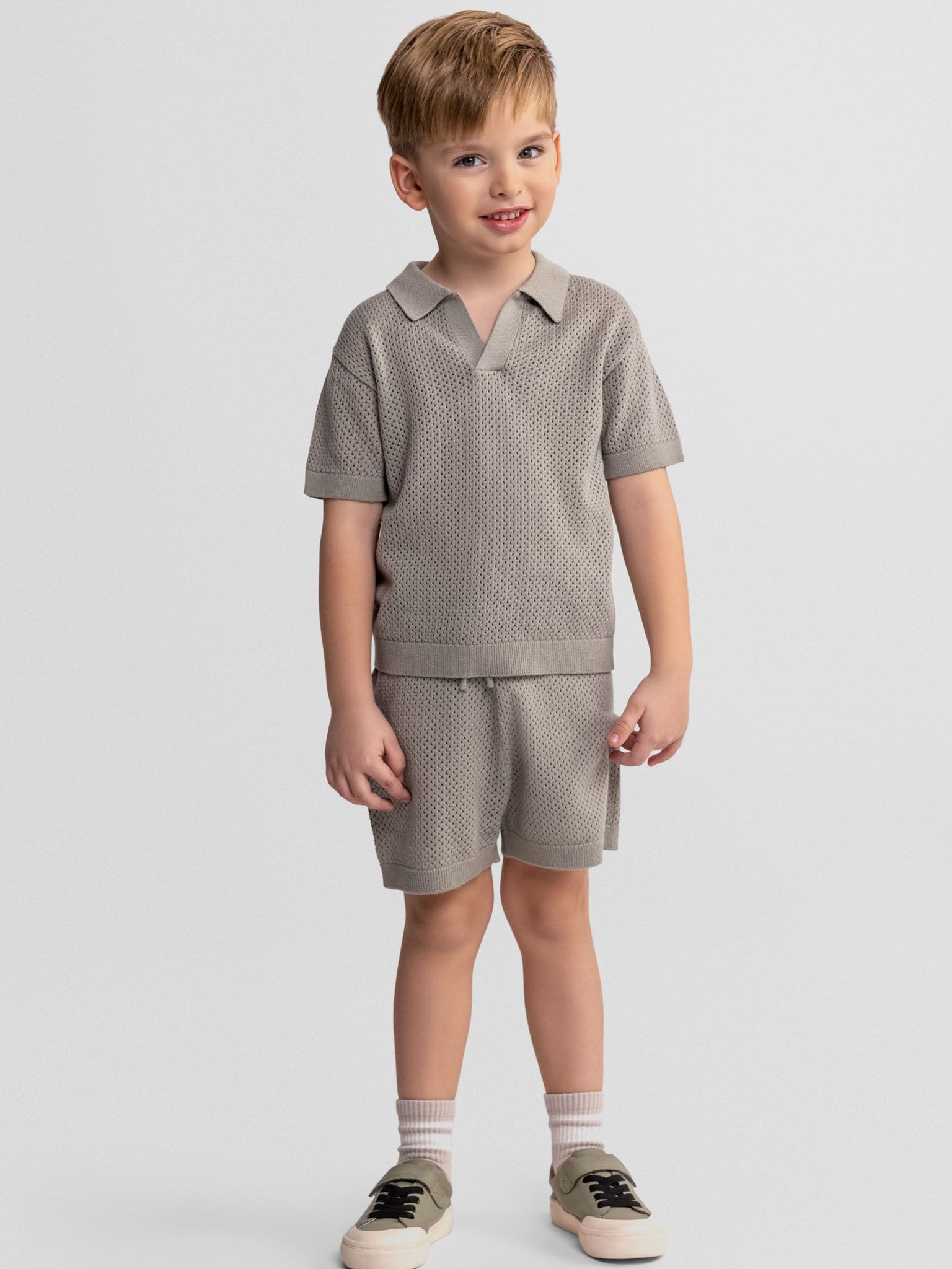 T-Shirt & Shorts aus Baumwolle, für Jungen