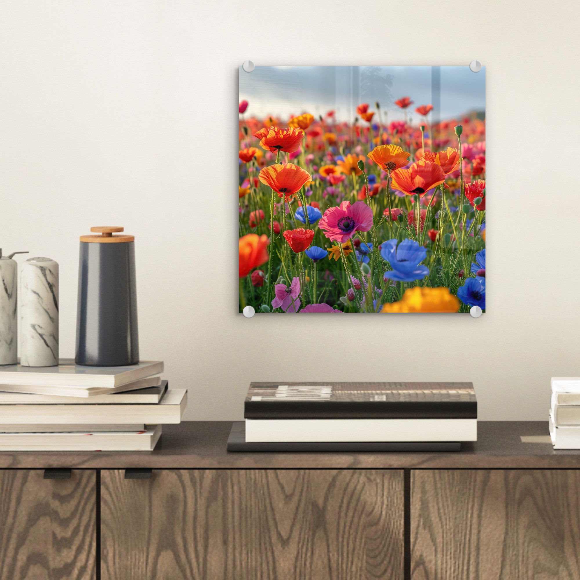 MuchoWow Acrylglasbild Blumen - Mohnblumen - günstig online kaufen