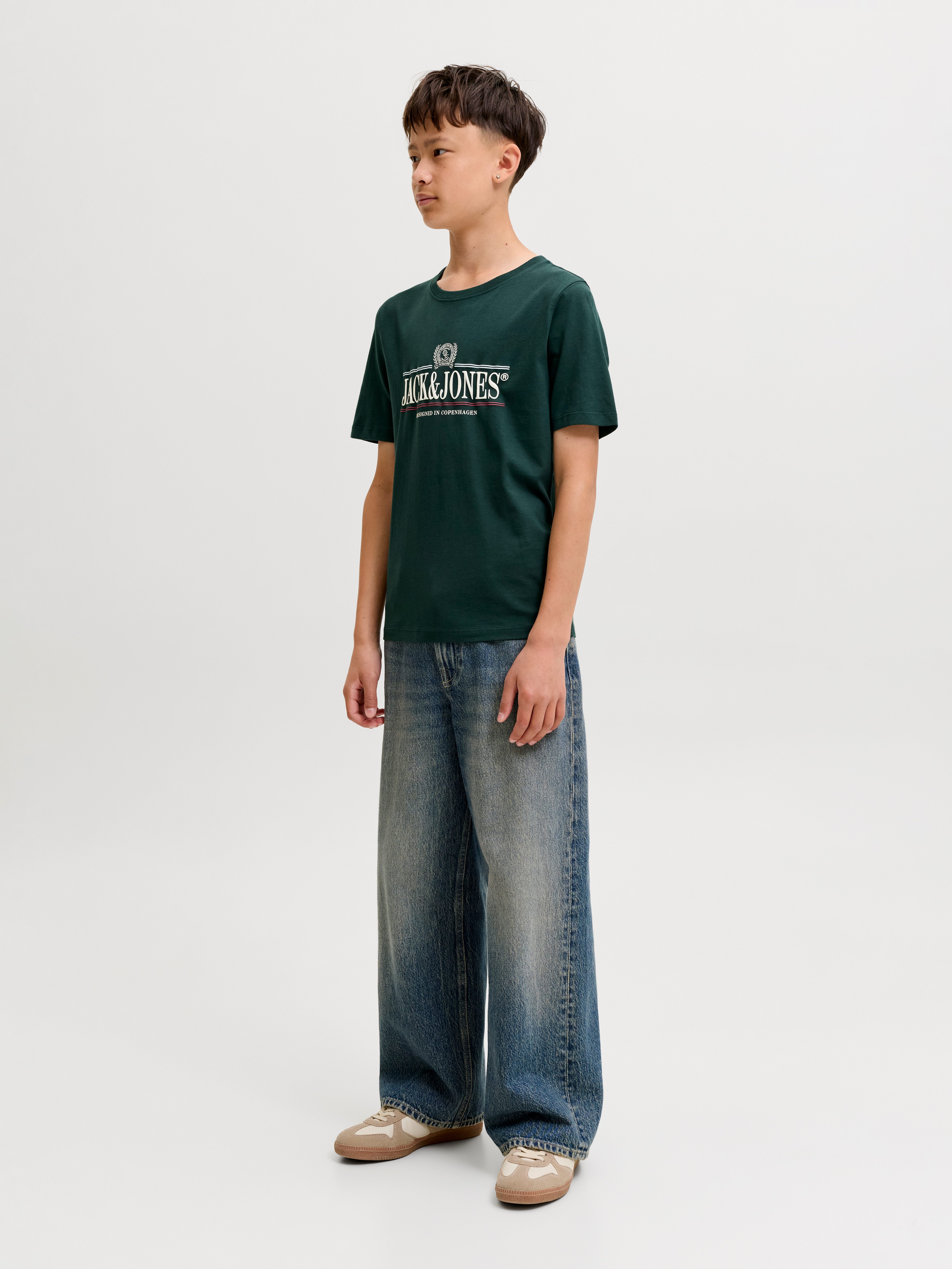 Jack & Jones Junior Rundhalsshirt JORFREDERIKSBERG GRAPHIC BOX TEE SS JNR Baumwolle, regular fit – Bild 4 von 5