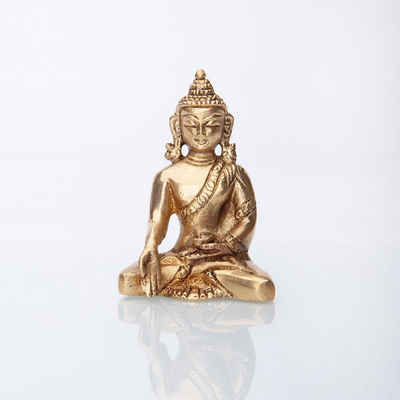 bodhi Buddhafigur Buddha Statue, Messing ca. 8 cm
