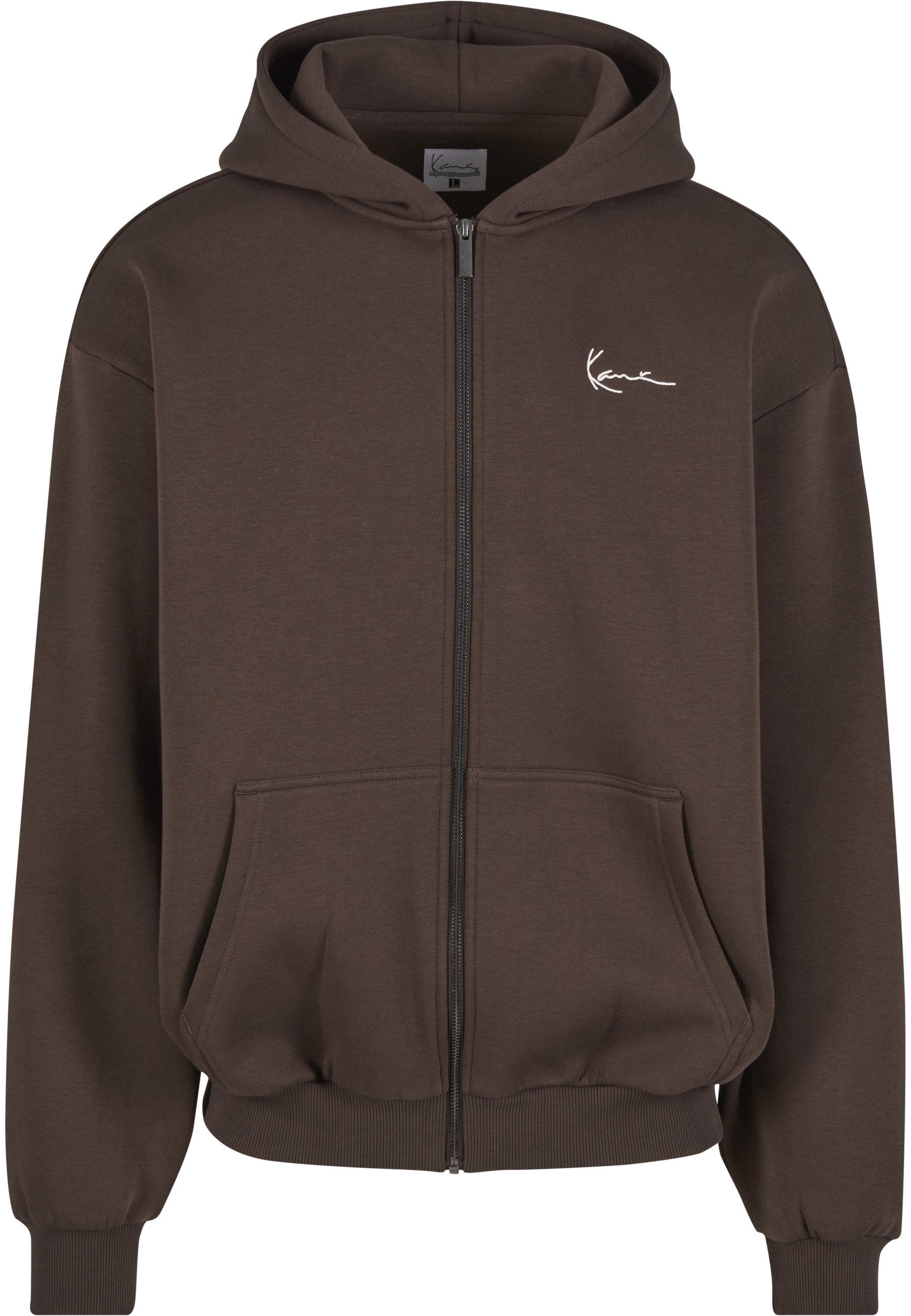 Karl Kani Rundhalspullover Karl Kani Small Signature Essential OS Zip Hoodie (1-tlg)