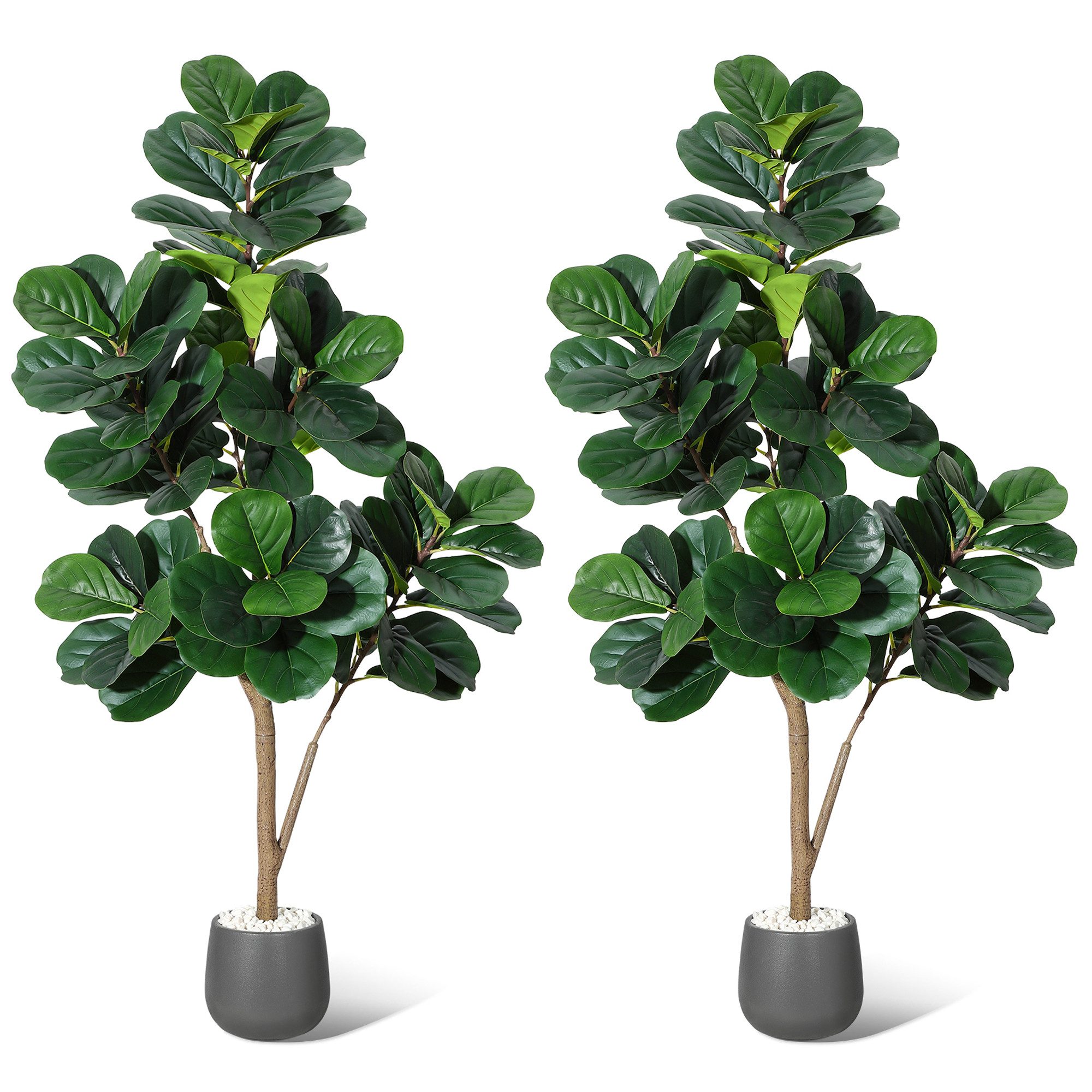 Kunstbaum Künstlicher Geigenblatt-Feigenbaum, Kunstpflanzen,künstlicher Baum, GarveeMore, Höhe 150 cm