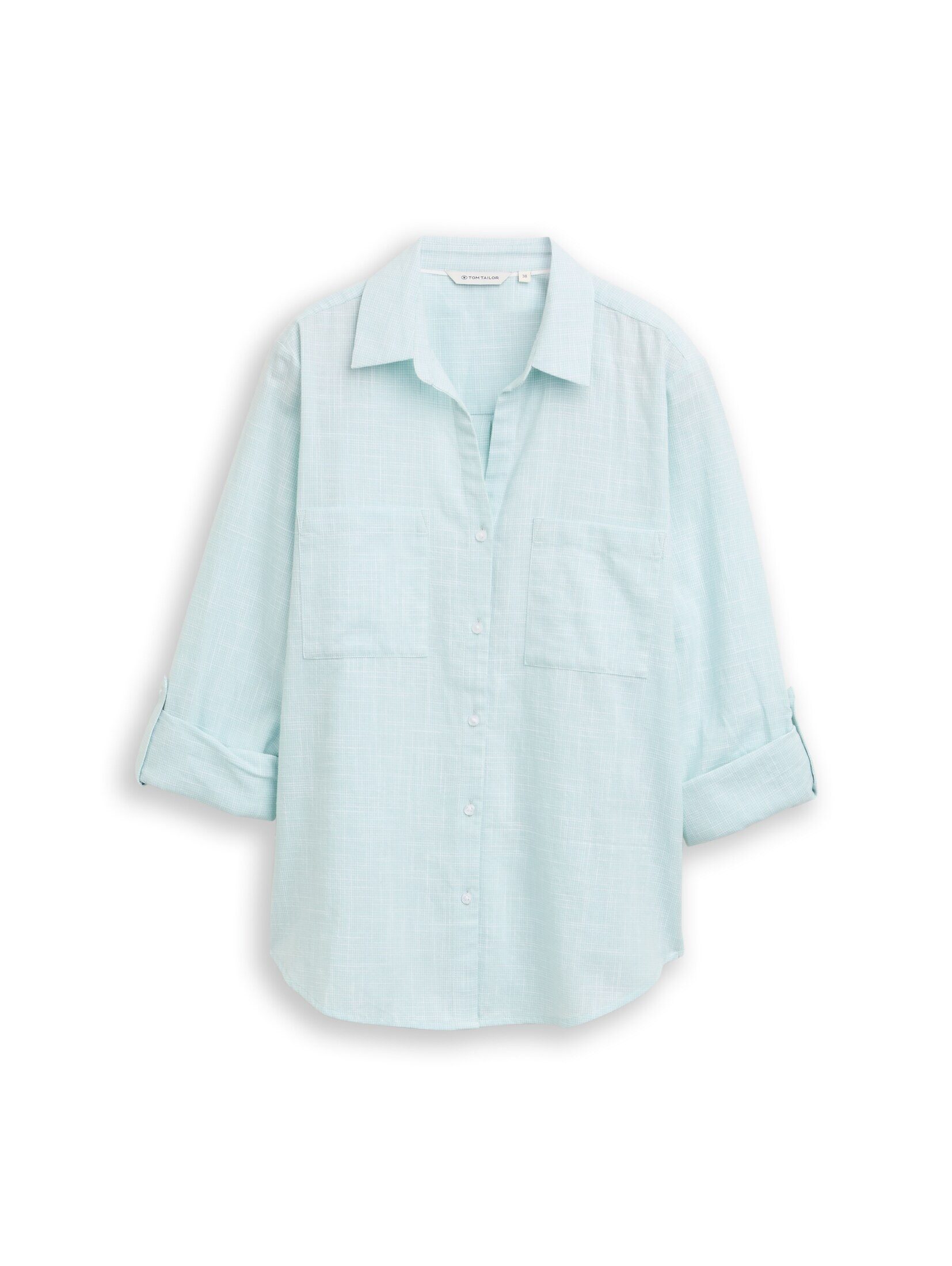 TOM TAILOR Langarmbluse Blusen & Shirts Bluse mit Brusttaschen günstig online kaufen