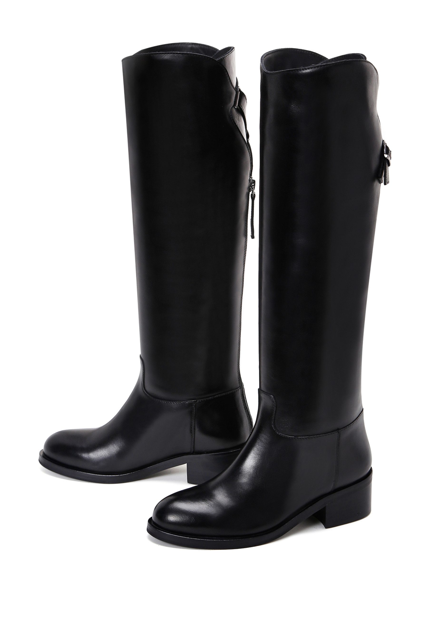 Derimod Stiefel aus Leder Bootsschuh Textilfutter, TPU Sohle, Absatz 5 cm