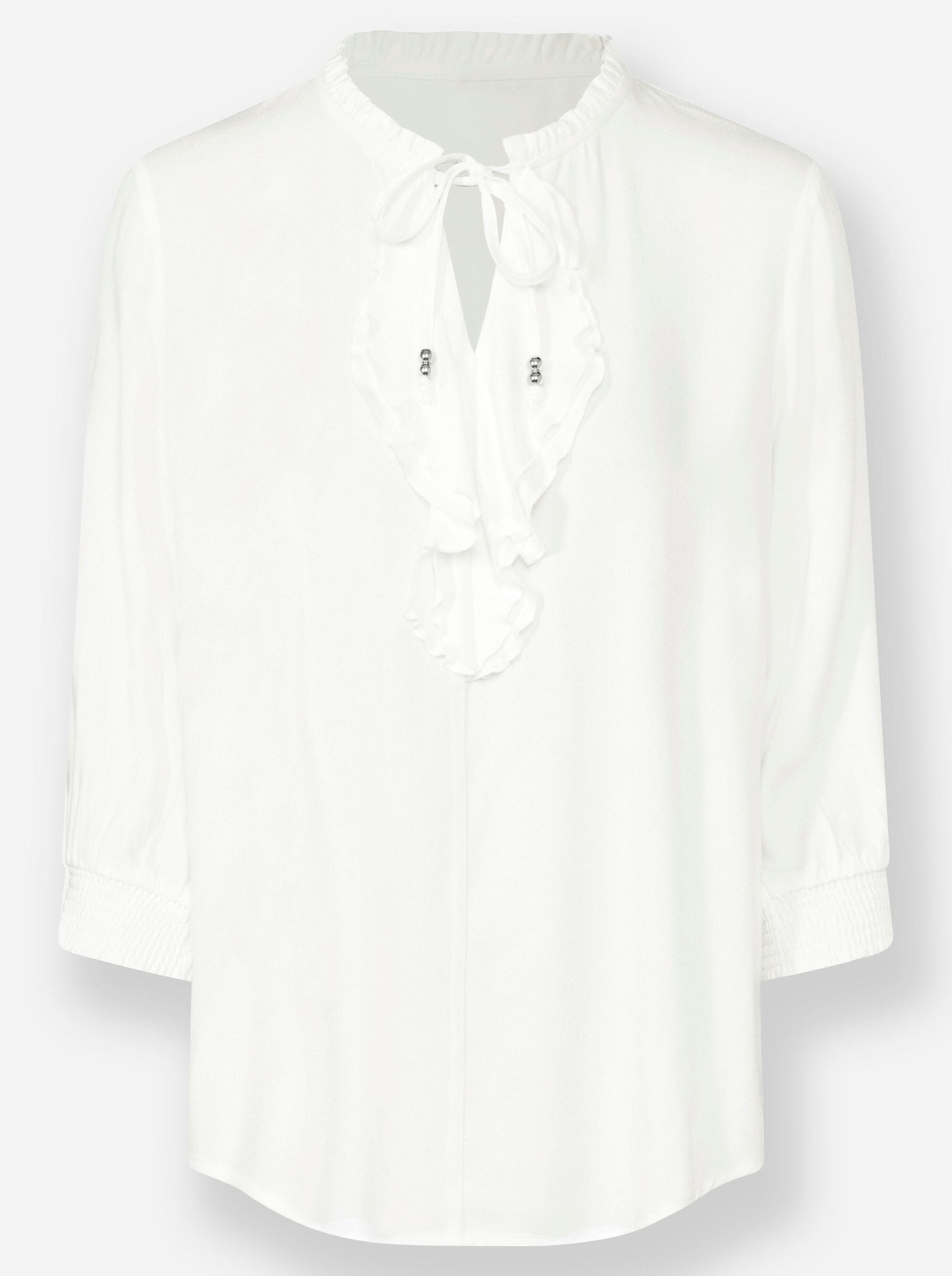 Klassische Bluse Tunika 3/4-Arm