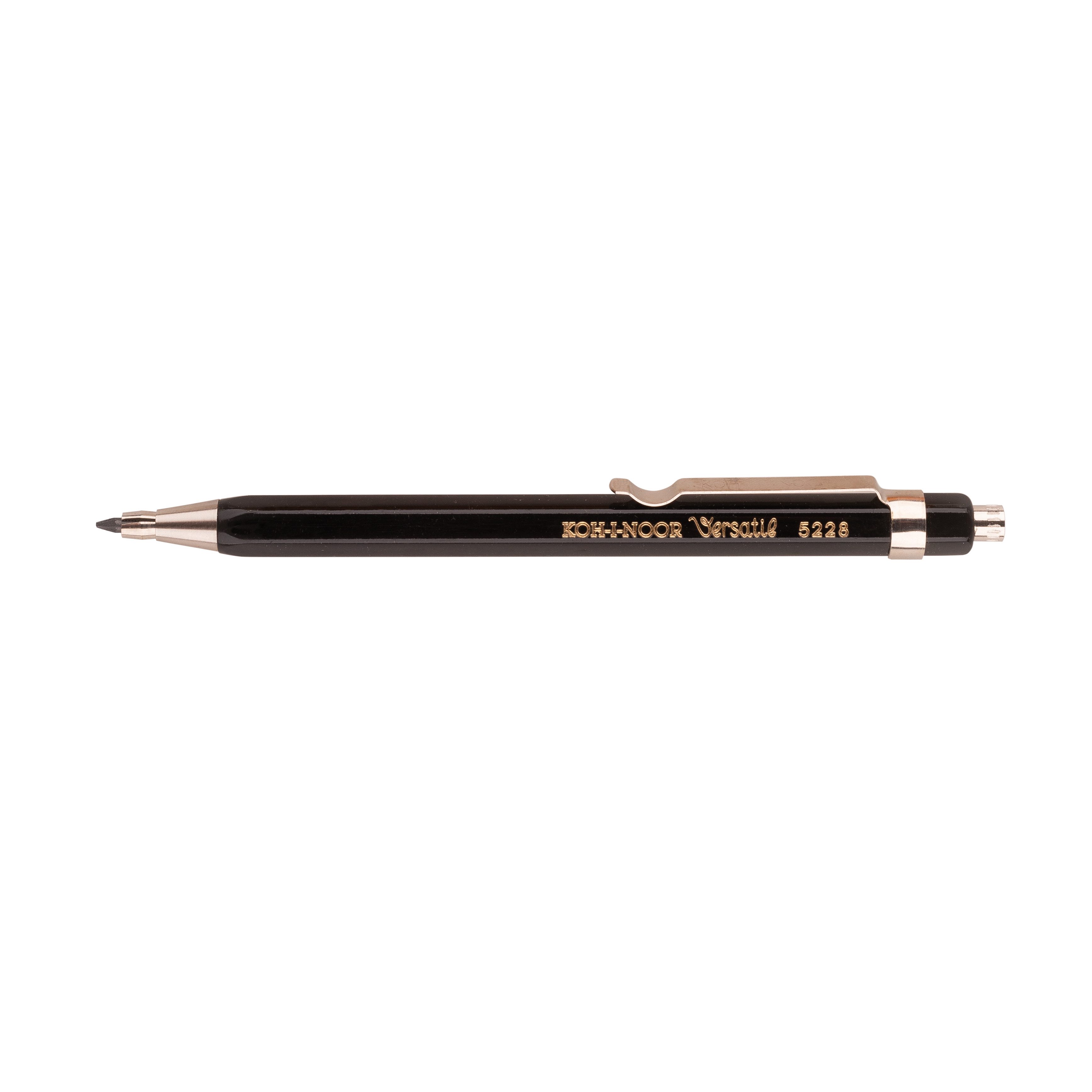 KOH-I-NOOR Druckbleistift KOH Druckbleistift Versatil kurz 2,0 mm x90 mm schwarz