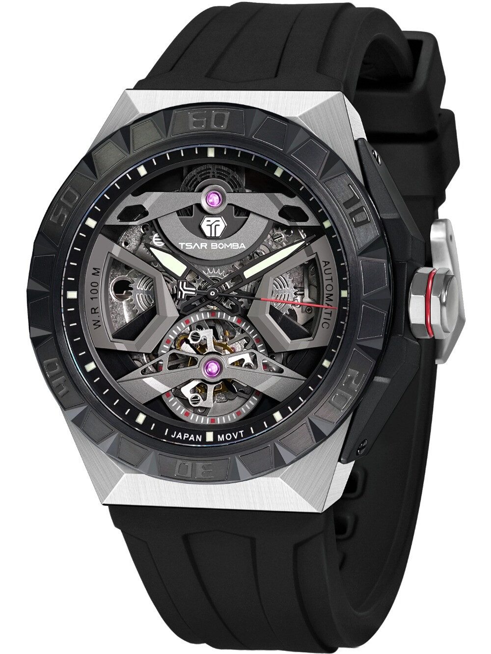 Tsar Bomba Automatikuhr Tsar Bomba TB8804A-01 Herrenuhr Elemental Automatik 46mm 5ATM Tsar Bomba TB8804A-01 Herrenuhr Elemental Automatik 46mm 5ATM
