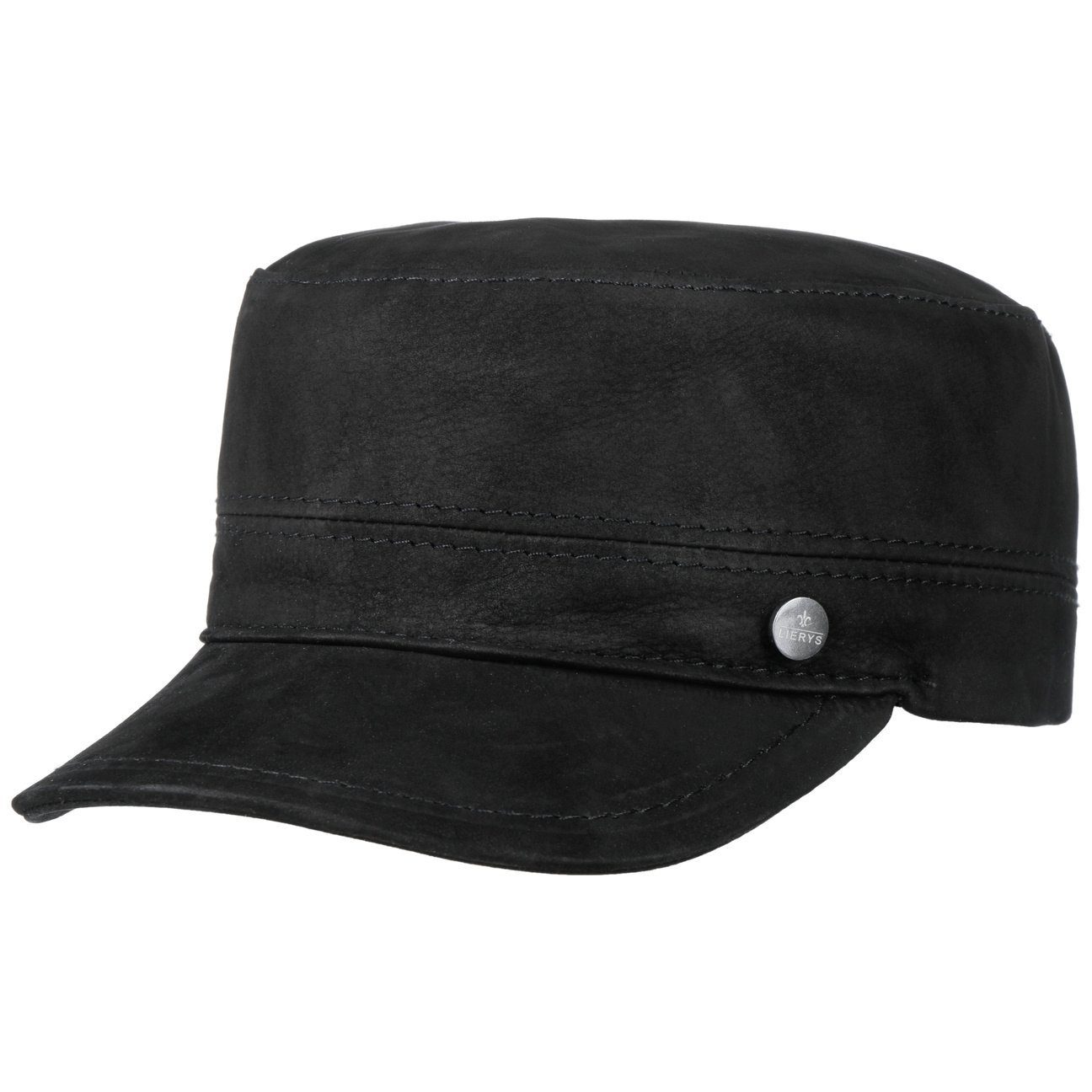 Cap Army mit in Italy Lierys (1-St) Ledercap Schirm, Made