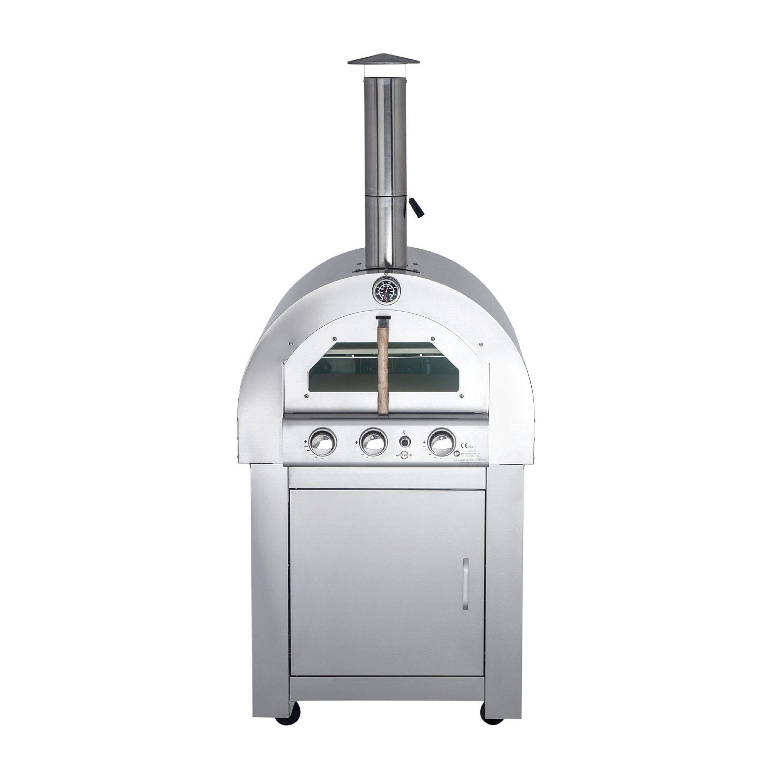 All Grill Gasgrill Allgrill Top-Line Gastronomie-Gas-Pizzaofen mit Air System und 2