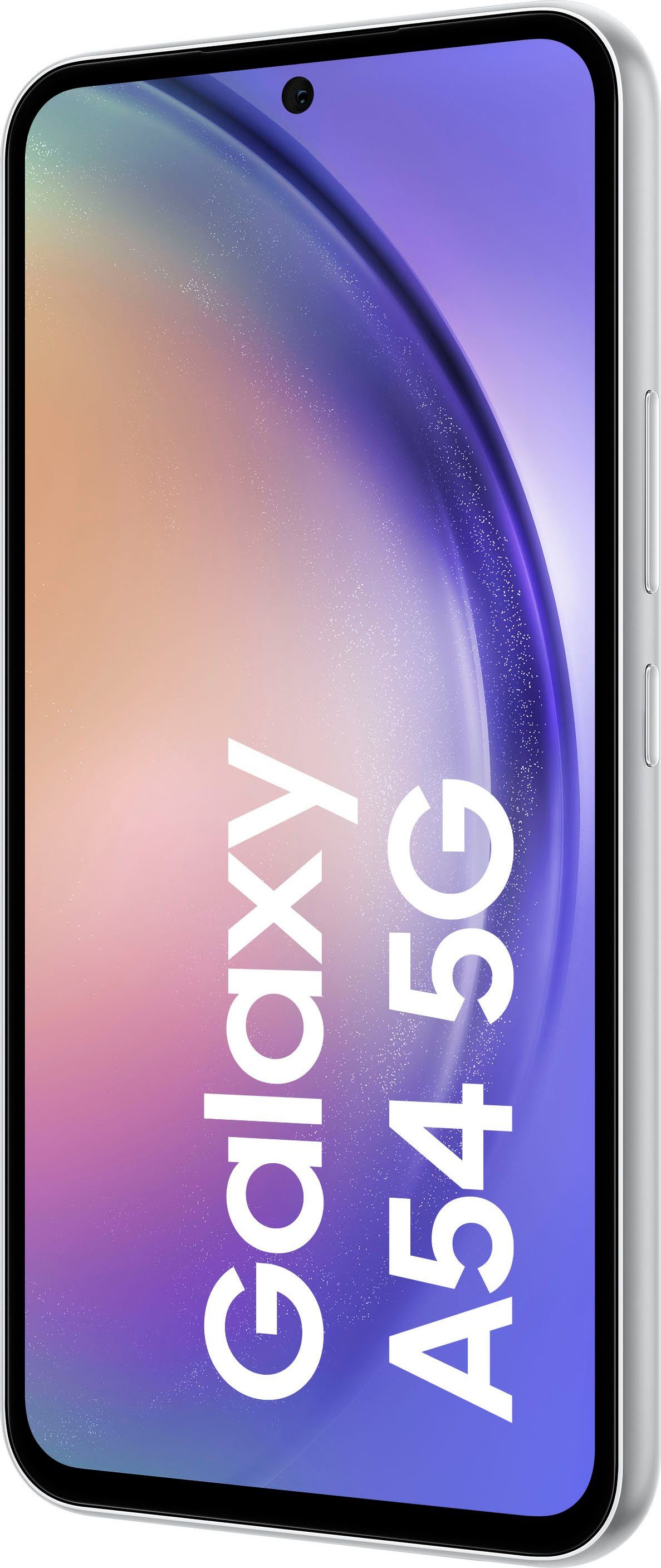 Samsung Galaxy 50 Speicherplatz, A54 GB (16,31 weiß Kamera) Zoll, cm/6,4 128 Smartphone 5G MP 128GB