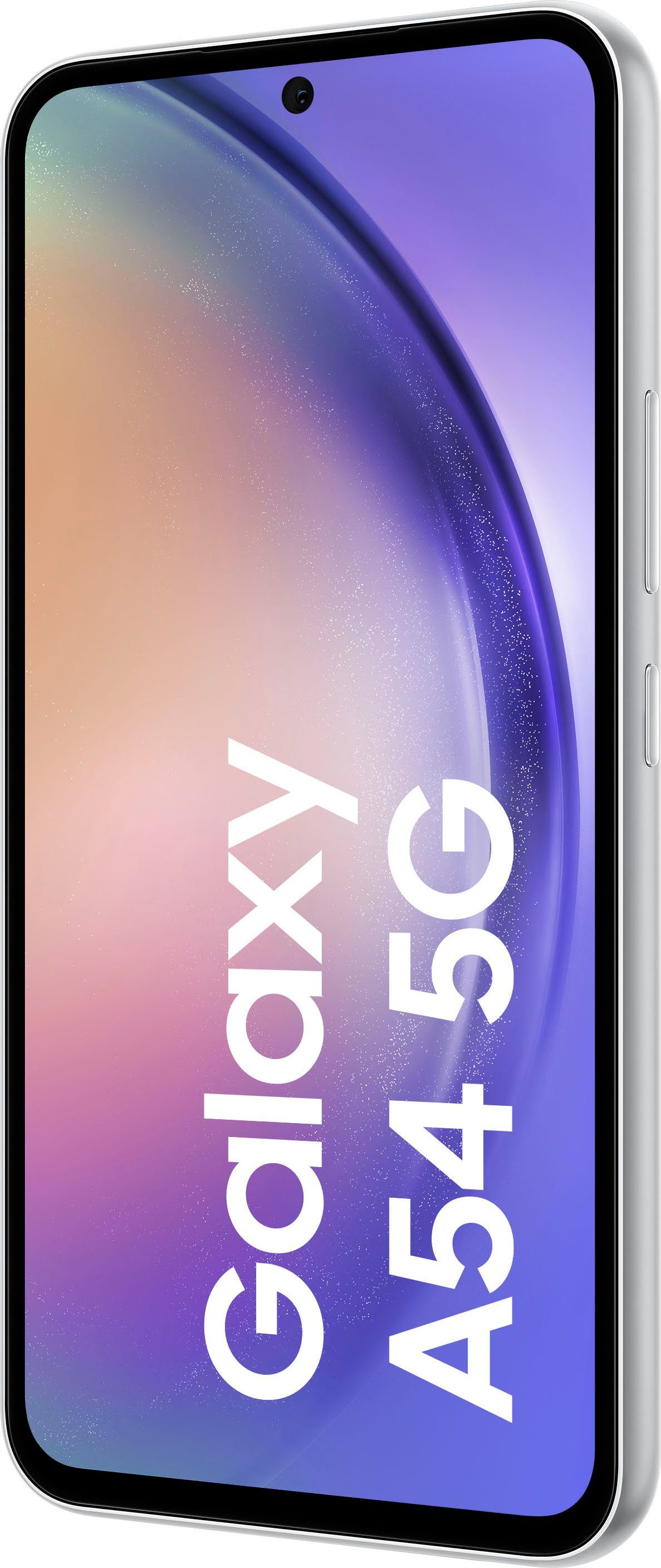 (16,31 Galaxy 50 A54 128GB 128 Zoll, weiß MP Kamera) GB 5G Smartphone cm/6,4 Samsung Speicherplatz,