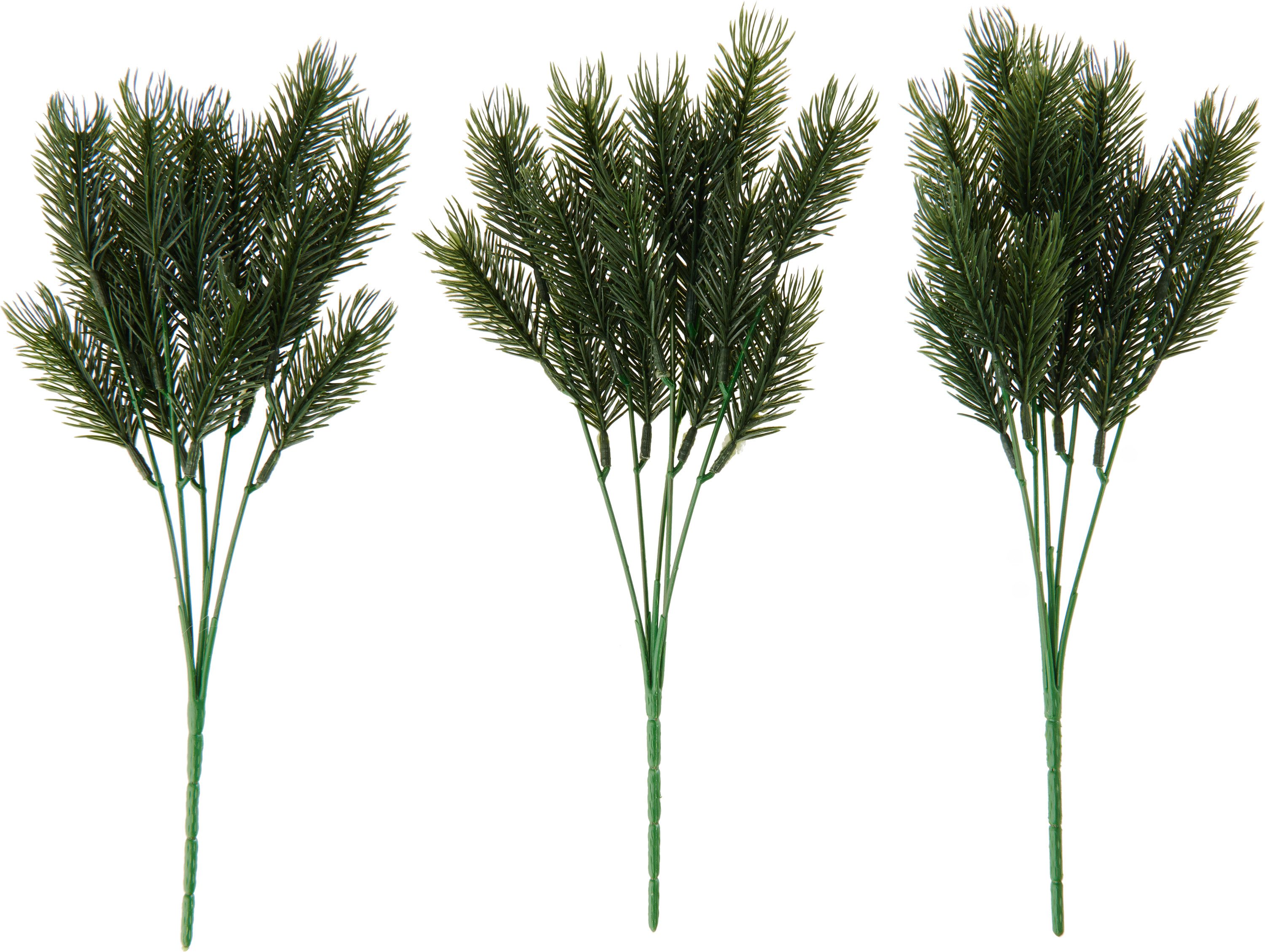 Kunstzweig Tannenzweig mit 5 Ästen, VBS, 3 Stück günstig online kaufen