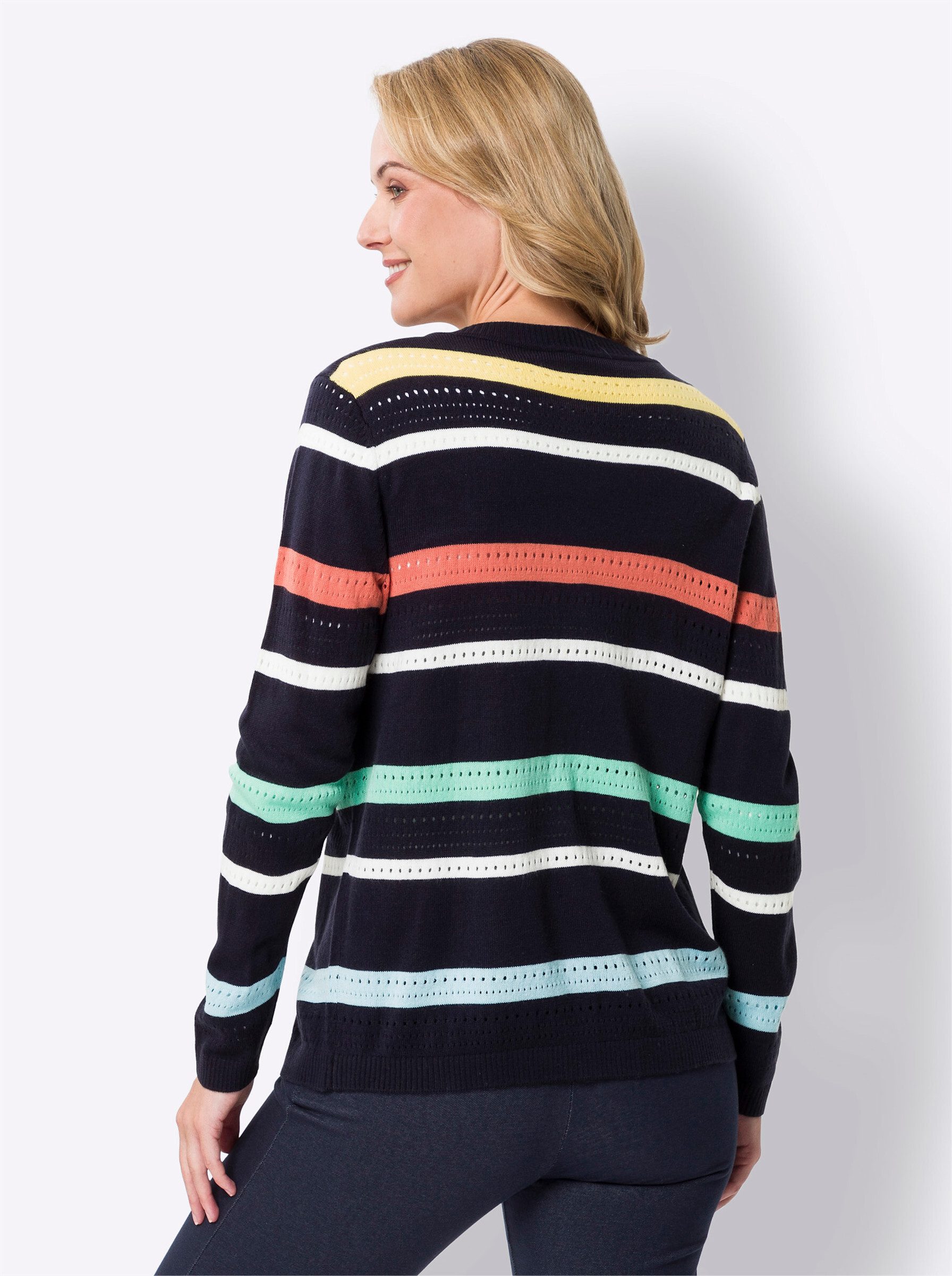 Sieh an! Strickjacke Ajourstrickjacke . günstig online kaufen