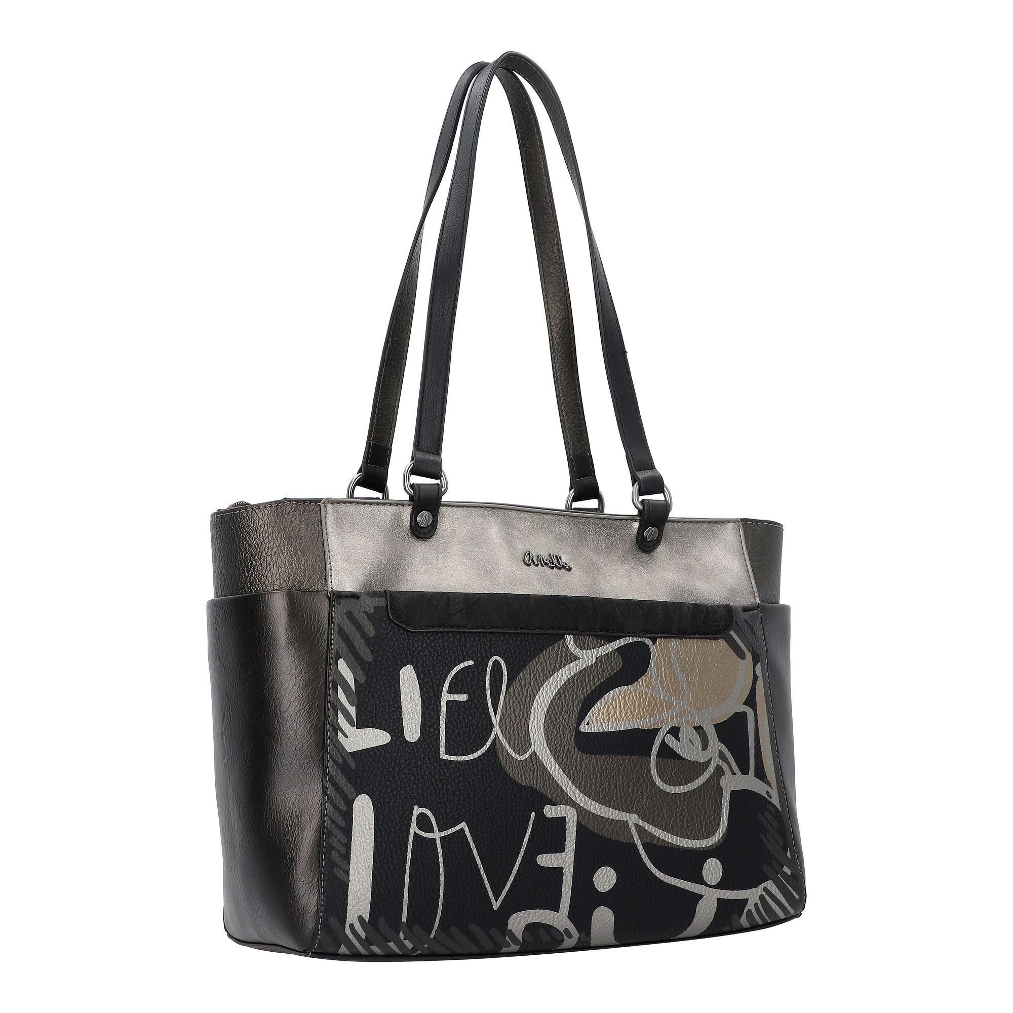 Anekke Schultertasche Natur Koko, Polyurethan