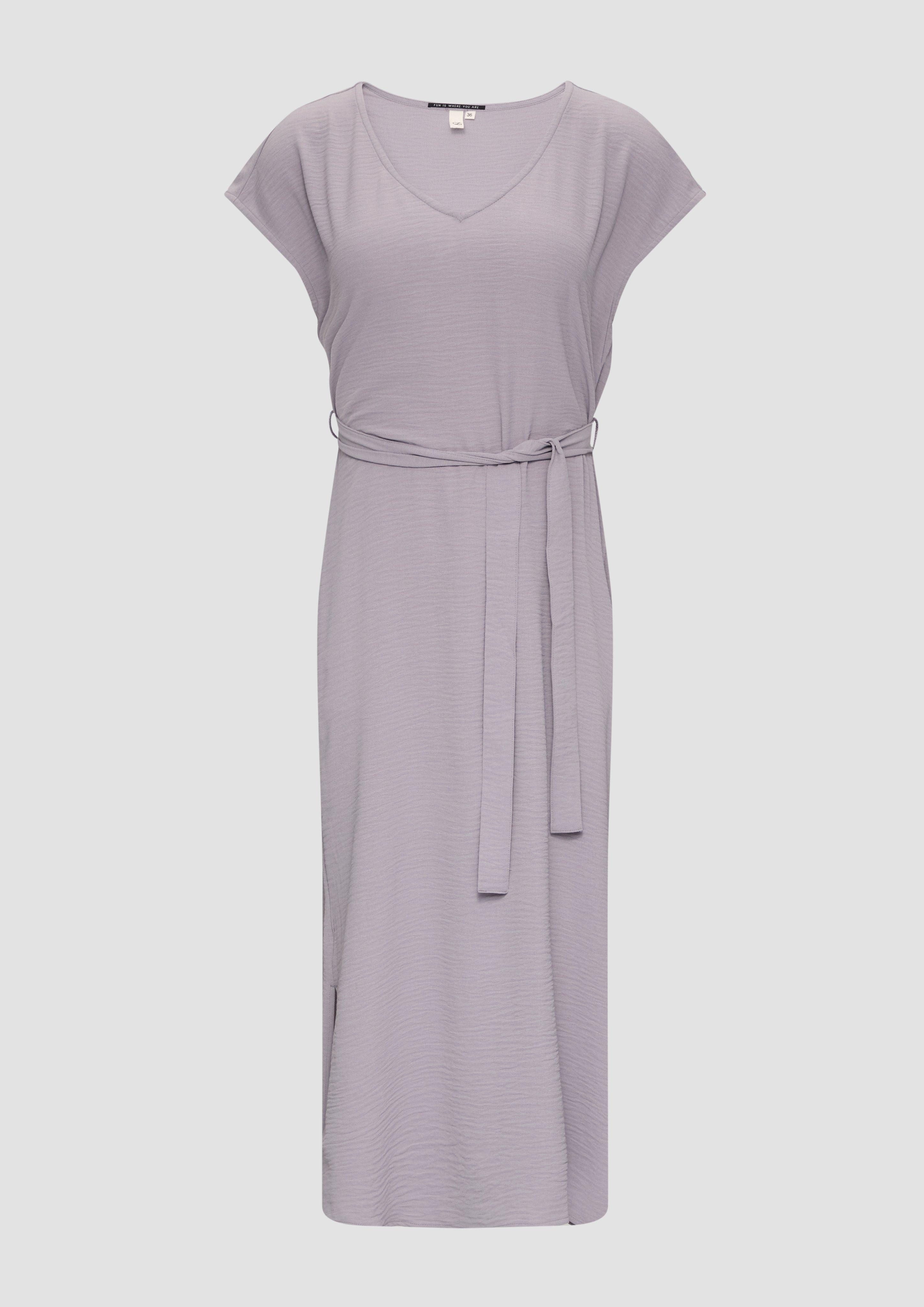 QS Minikleid Midikleid mit V-Ausschnitt im günstig online kaufen