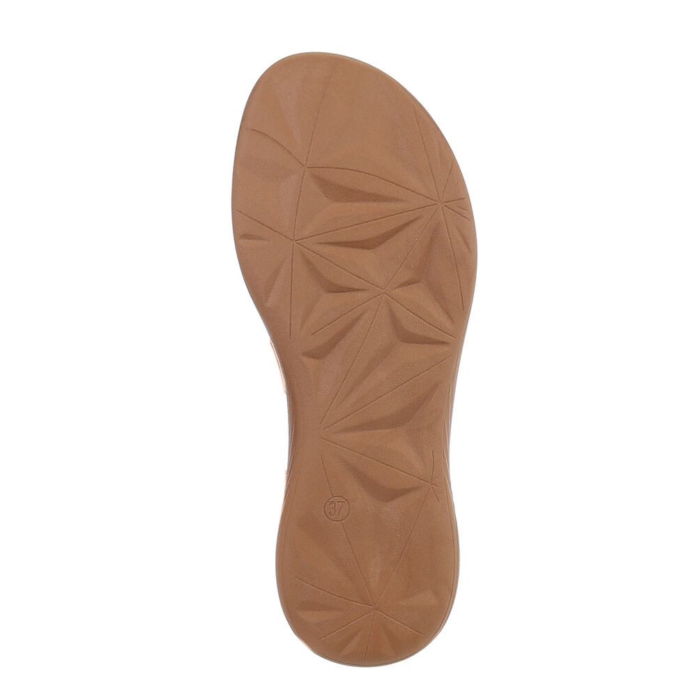 Ital-Design Damen Freizeit Riemchensandalette (86345298) Flach Riemchensandalen in Schwarz