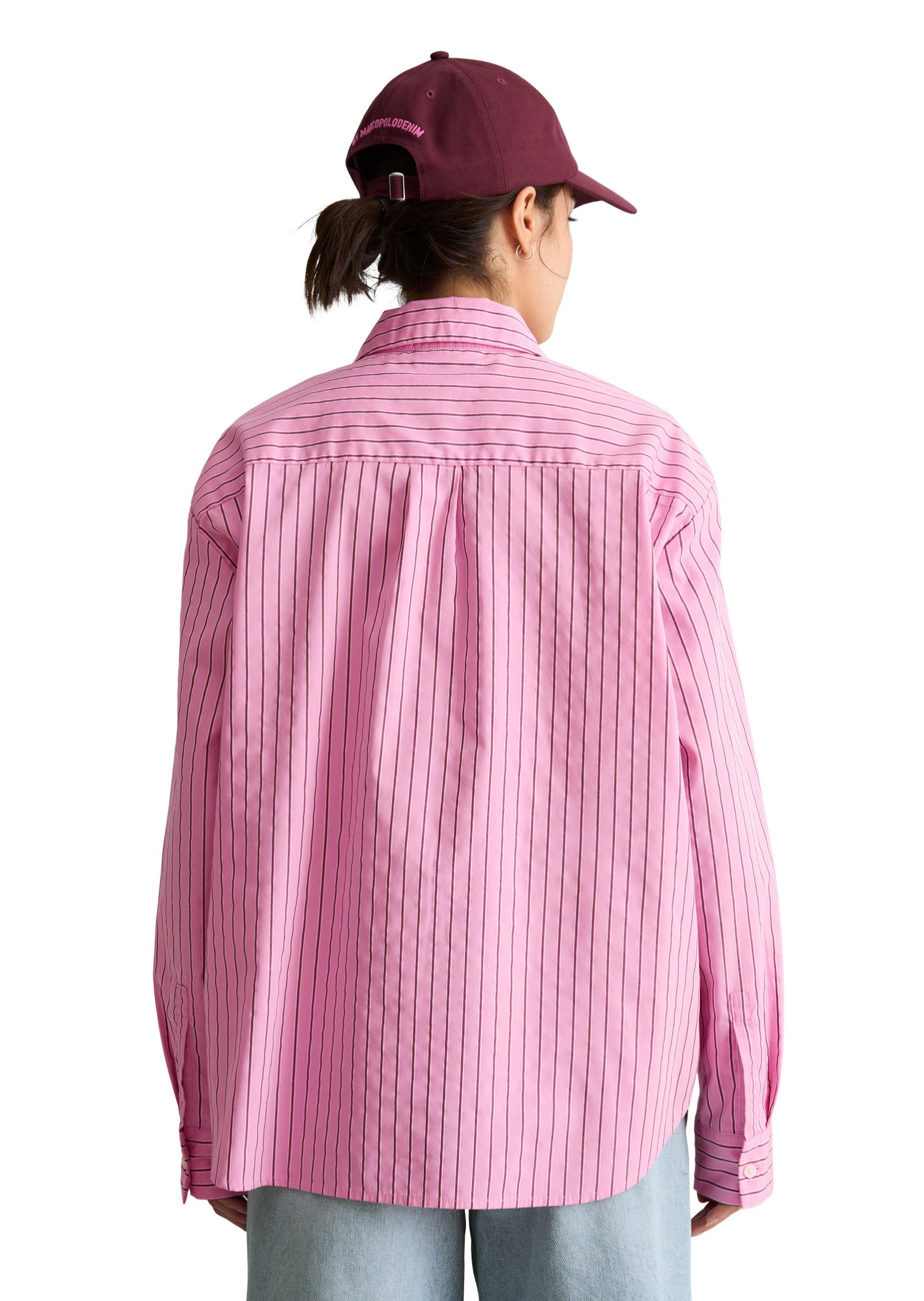 Marc O'Polo DENIM Langarmbluse aus Organic Cotton Lyocell-Mix