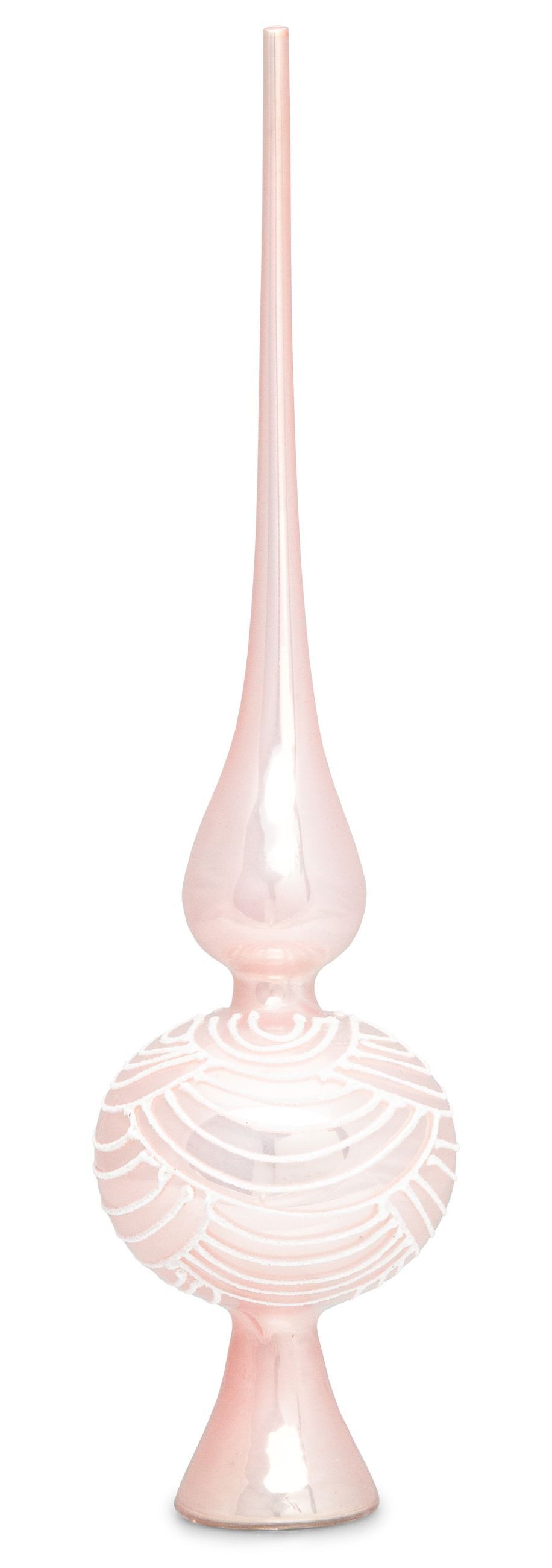 SIKORA Christbaumschmuck SP6 Highlights aus Glas mit Glitzer Verzierung 2 Größen