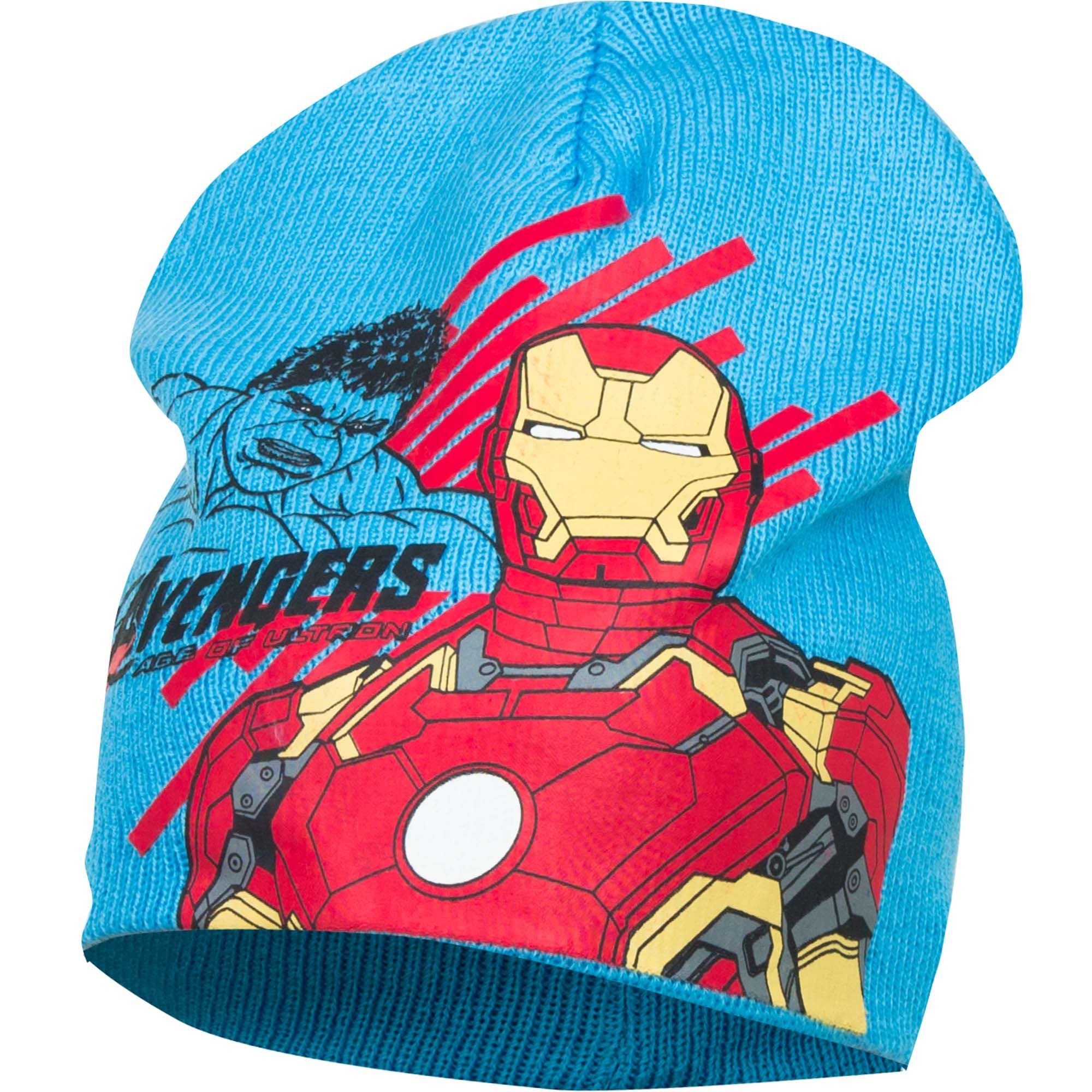 The AVENGERS Fleecemütze Mütze Warmer Kopfschutz für kleine Superhelden