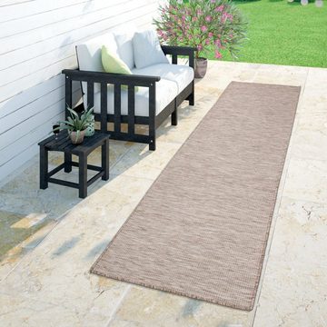 Outdoorteppich Moderner Outdoor Teppich Wetterfest für Innen und Außen, TT Home, Läufer, Höhe: 4 mm