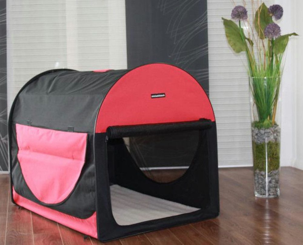 BruKa Tiertransportbox Rex Hundebox Hundetransportbox faltbar Autotransportbox Katzen Hunde, verschieden Farben und Größen erhältlich