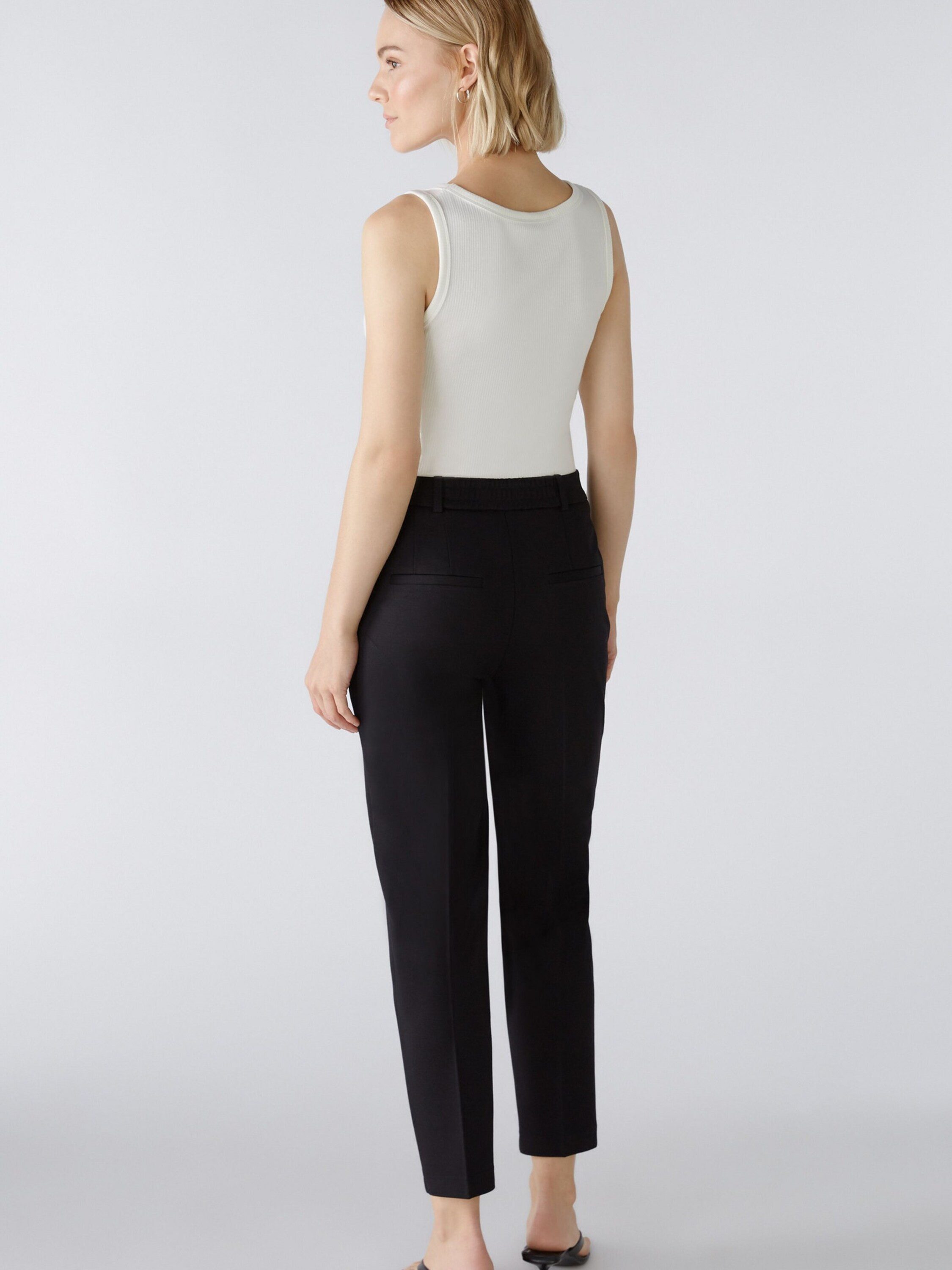 Oui Stoffhose FEYLIA (1-tlg) Falten