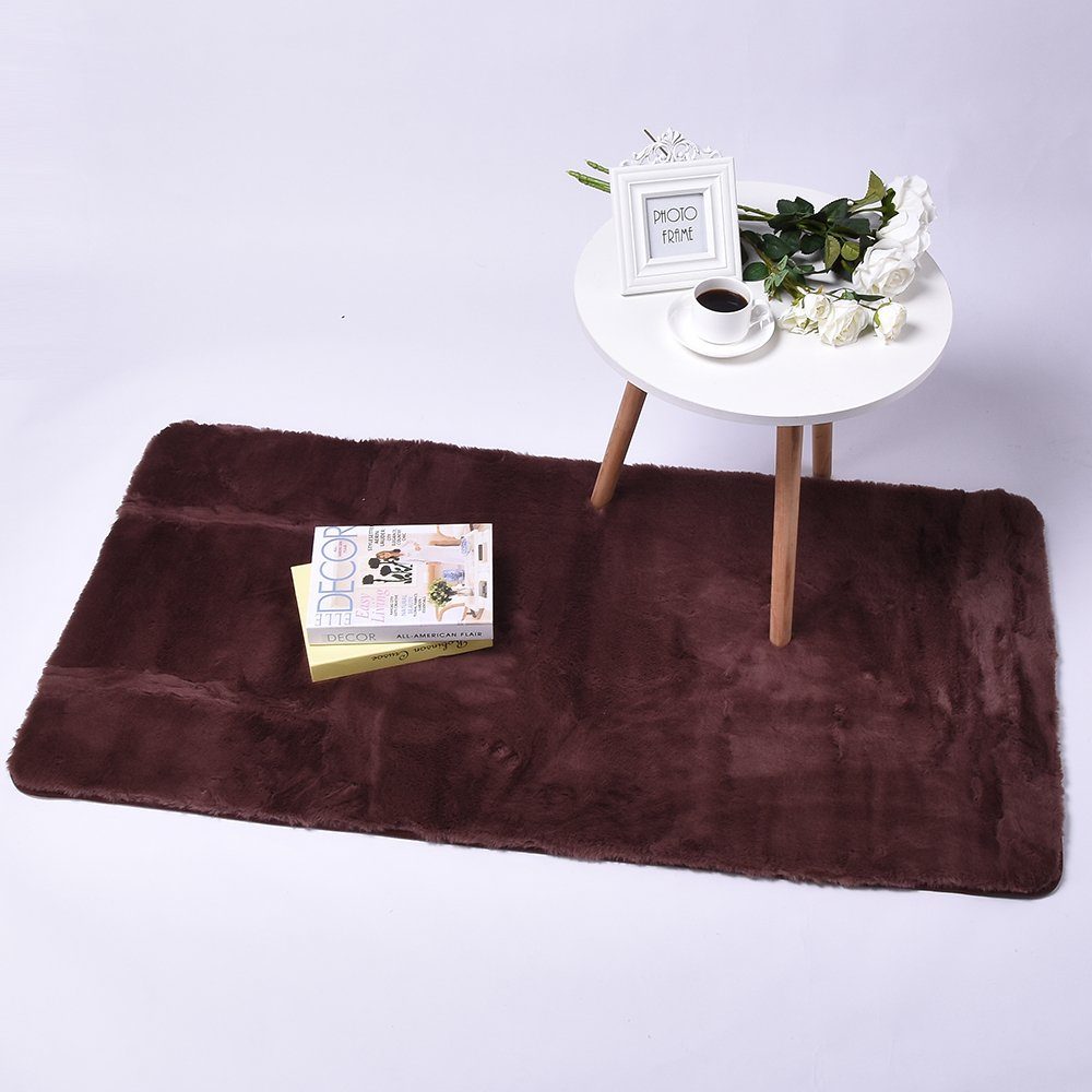 BTTO TEPP Hochflor-Teppich Fellteppich,Kunstfell,Weich,Hochflor Shaggy Tepp günstig online kaufen