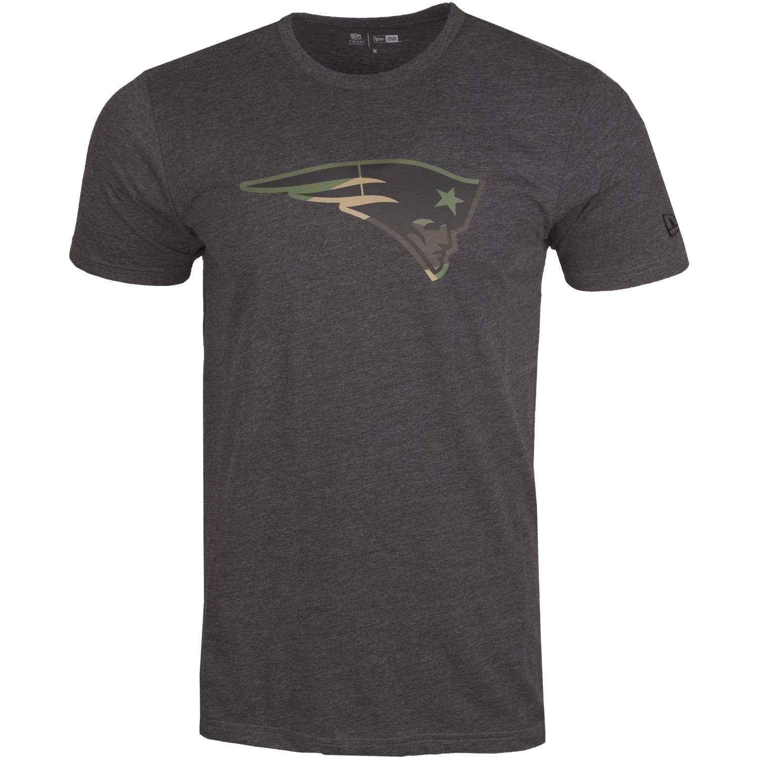 New Era Print-Shirt NFL Team Logo New England Patriots charcoal